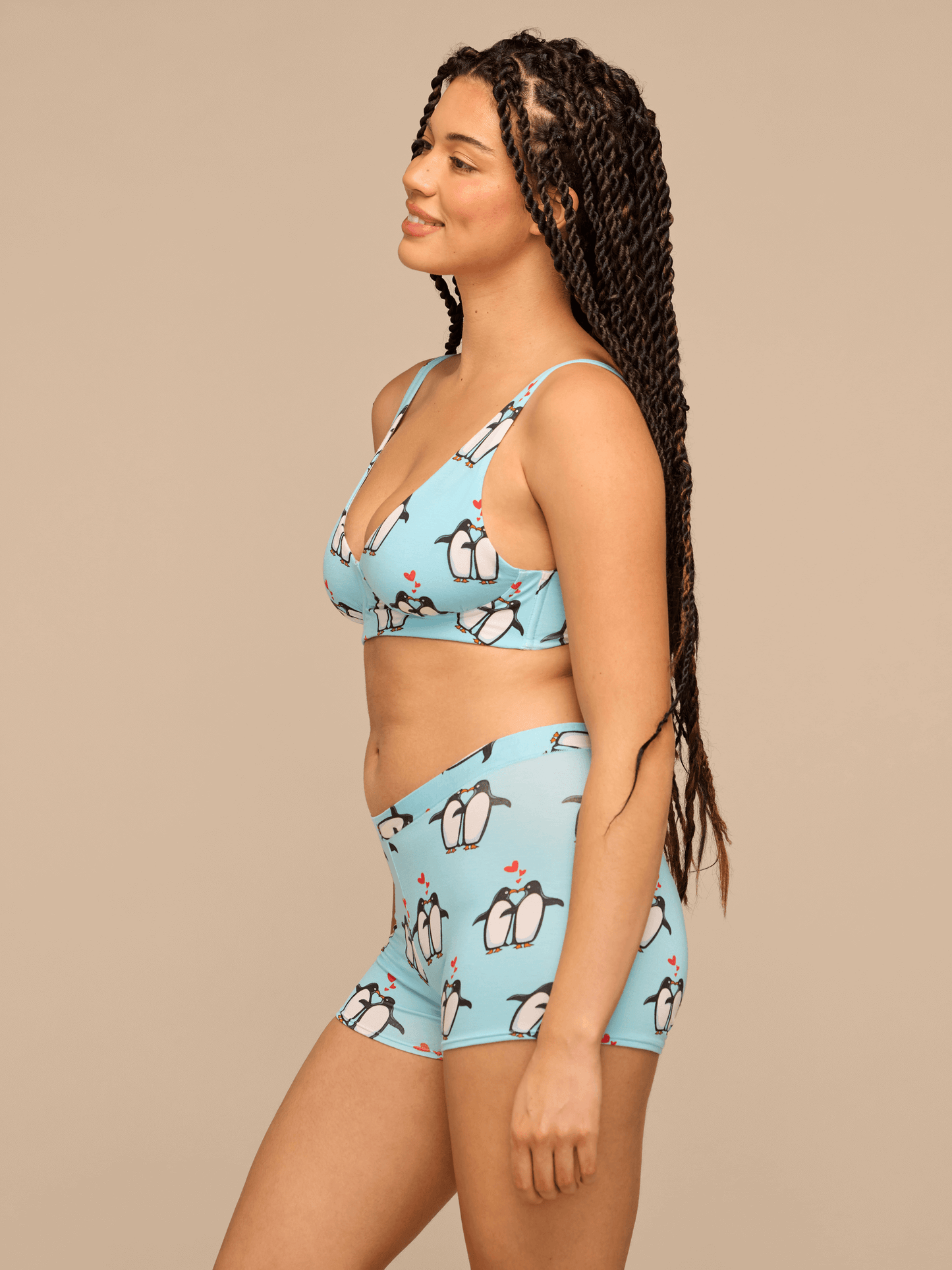 UltraModal™ FeelFree Longline Bralette | You're My Penguin