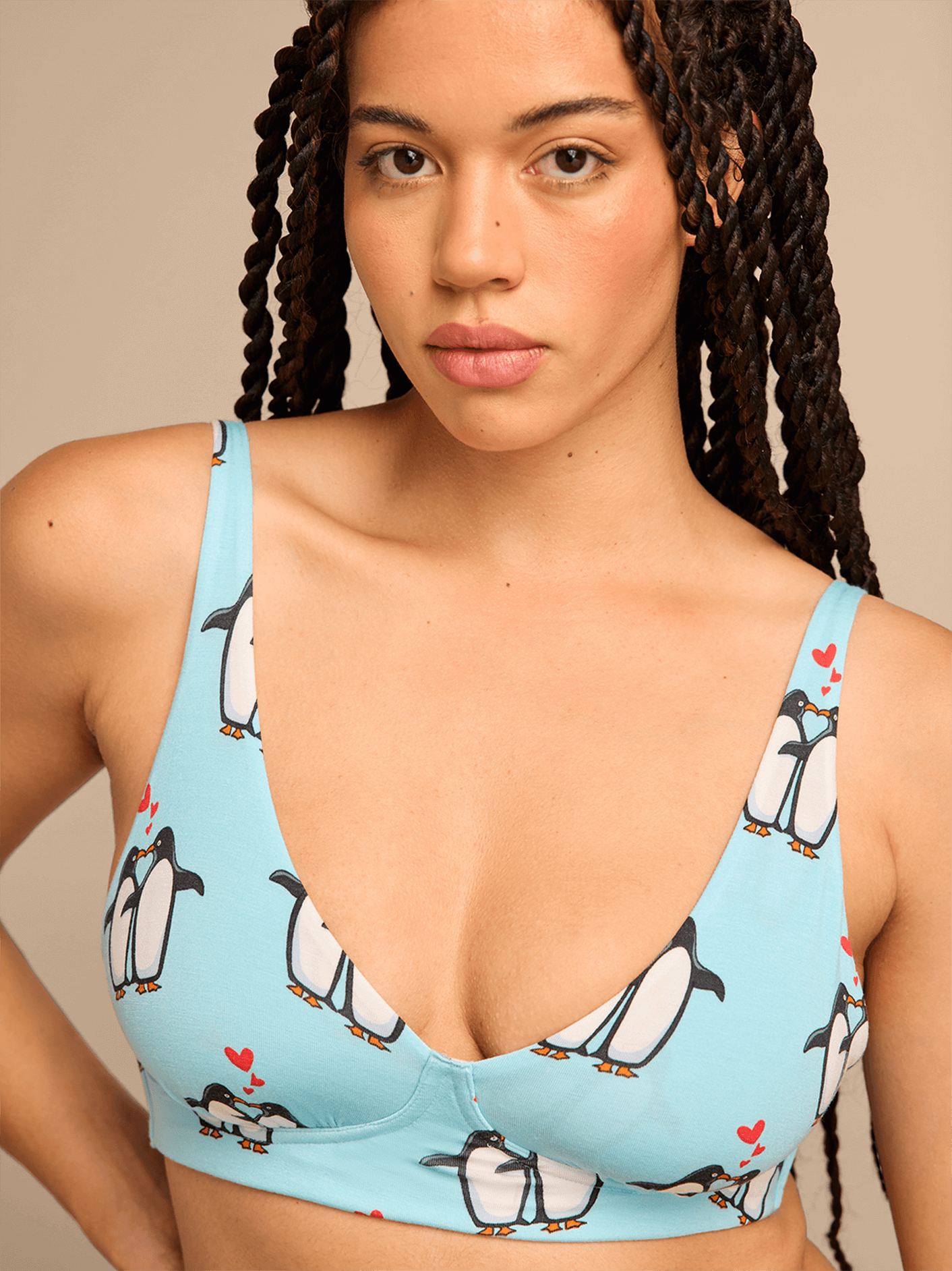 UltraModal™ FeelFree Longline Bralette | You're My Penguin