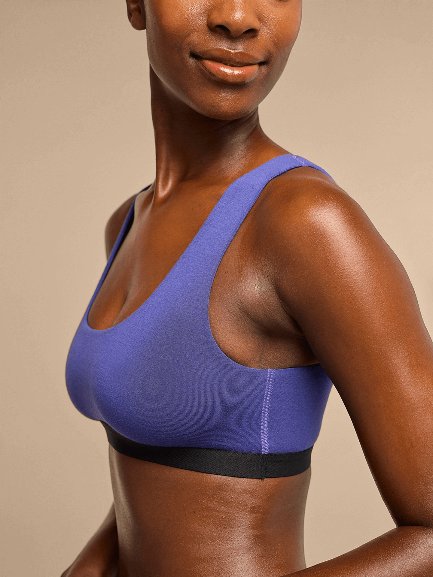 UltraModal™ Core Scoop Bralette | Berry Blue
