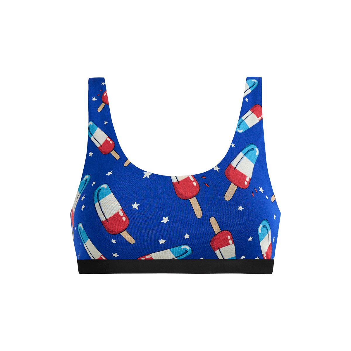 UltraModal™ Core Scoop Bralette | Patriotic Pops