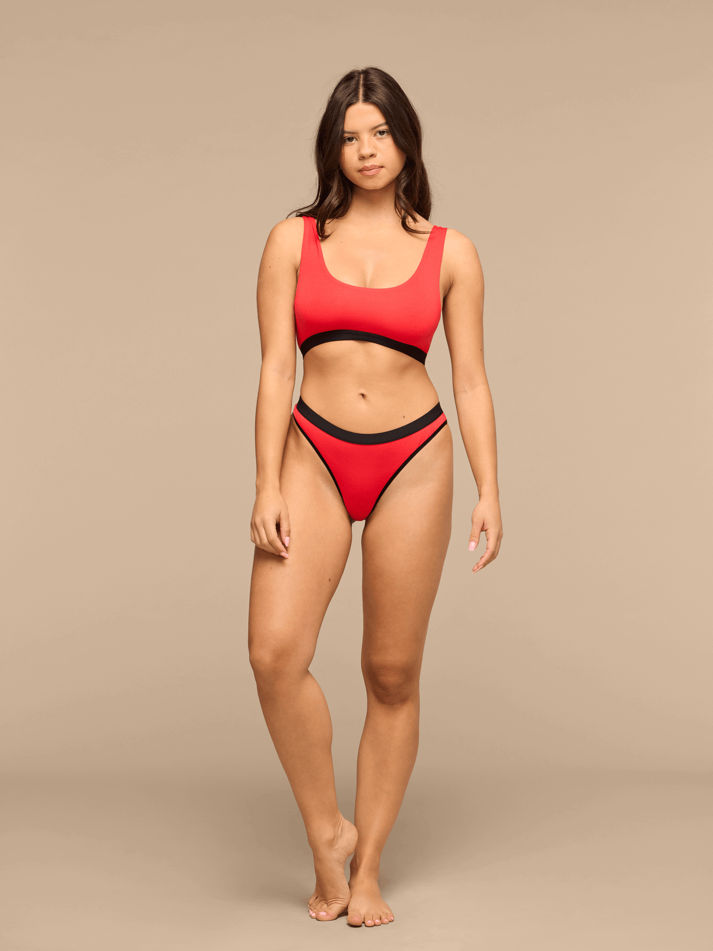 UltraModal™ Core Scoop Bralette | Tomato