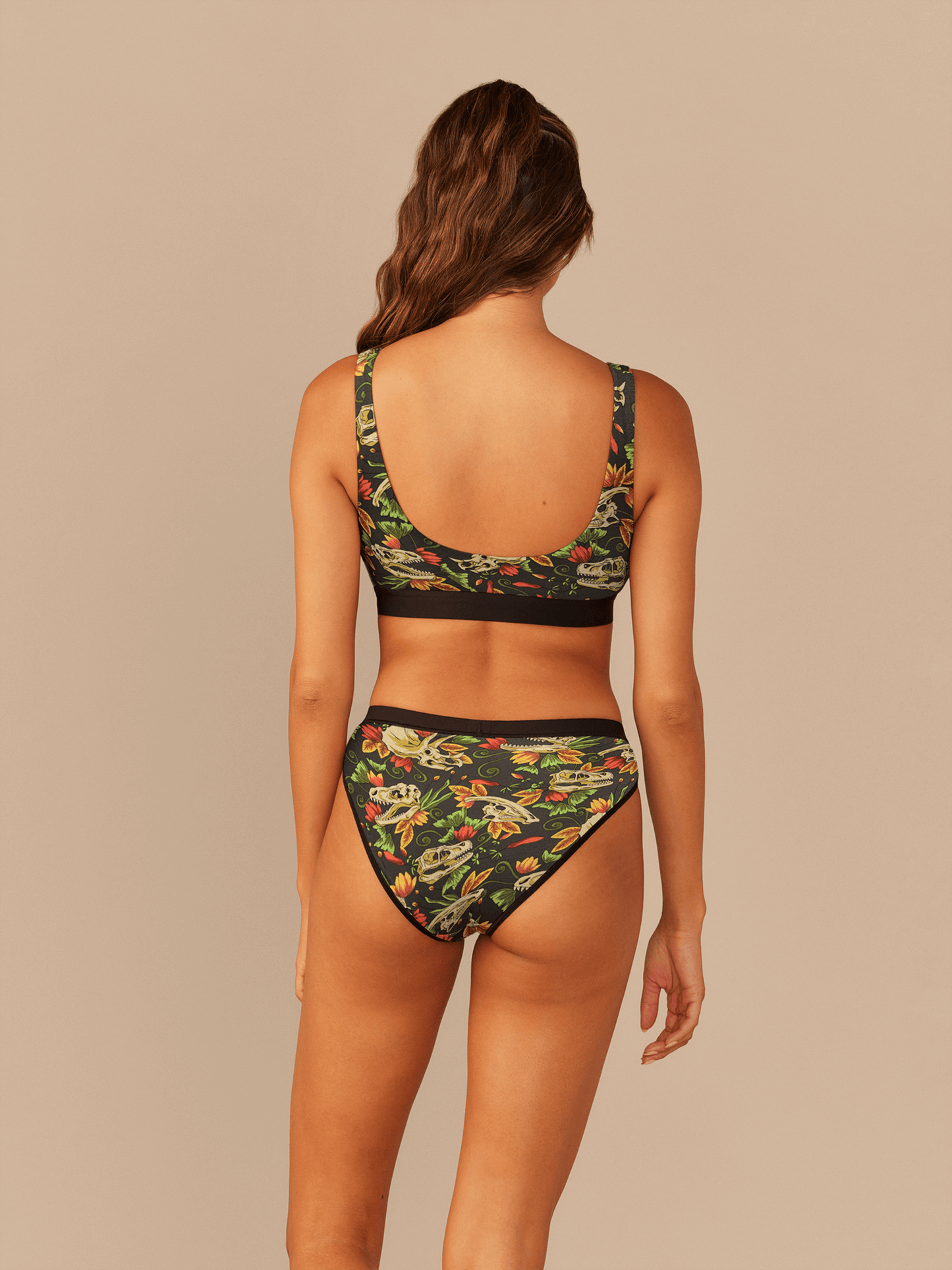 Curvy UltraModal™ Core Scoop Bralette | Jurassic Garden