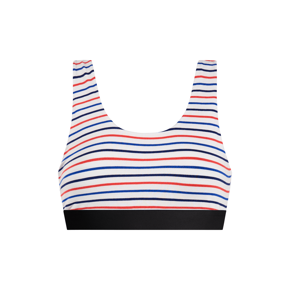 Curvy UltraModal™ Core Scoop Bralette | Sail Stripe