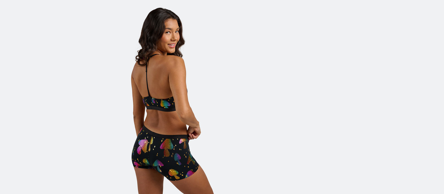UltraModal™ Core Boyshort 3-Pack | Disco Shrooms Pack