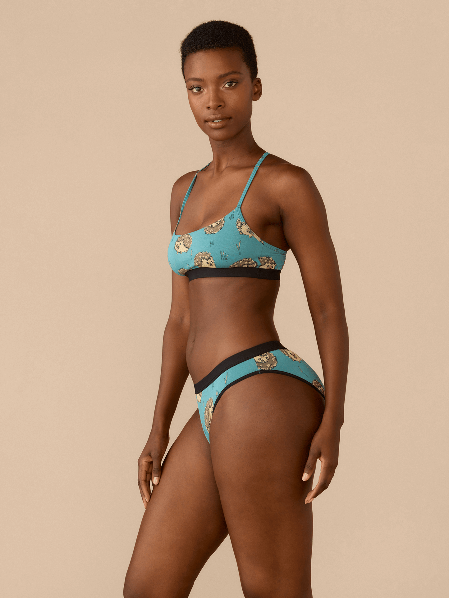 UltraModal™ Core T-Back Bralette | Hedgehogs