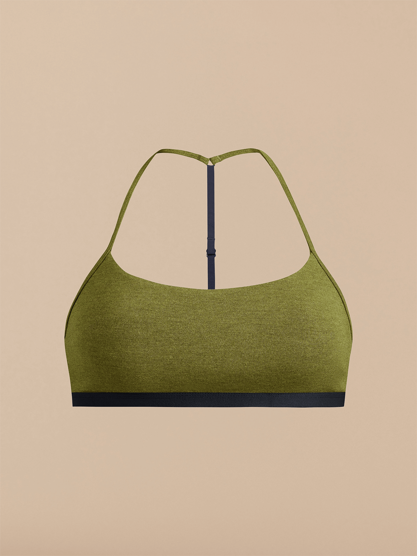 UltraModal™ Core T-Back Bralette | Heather Olive