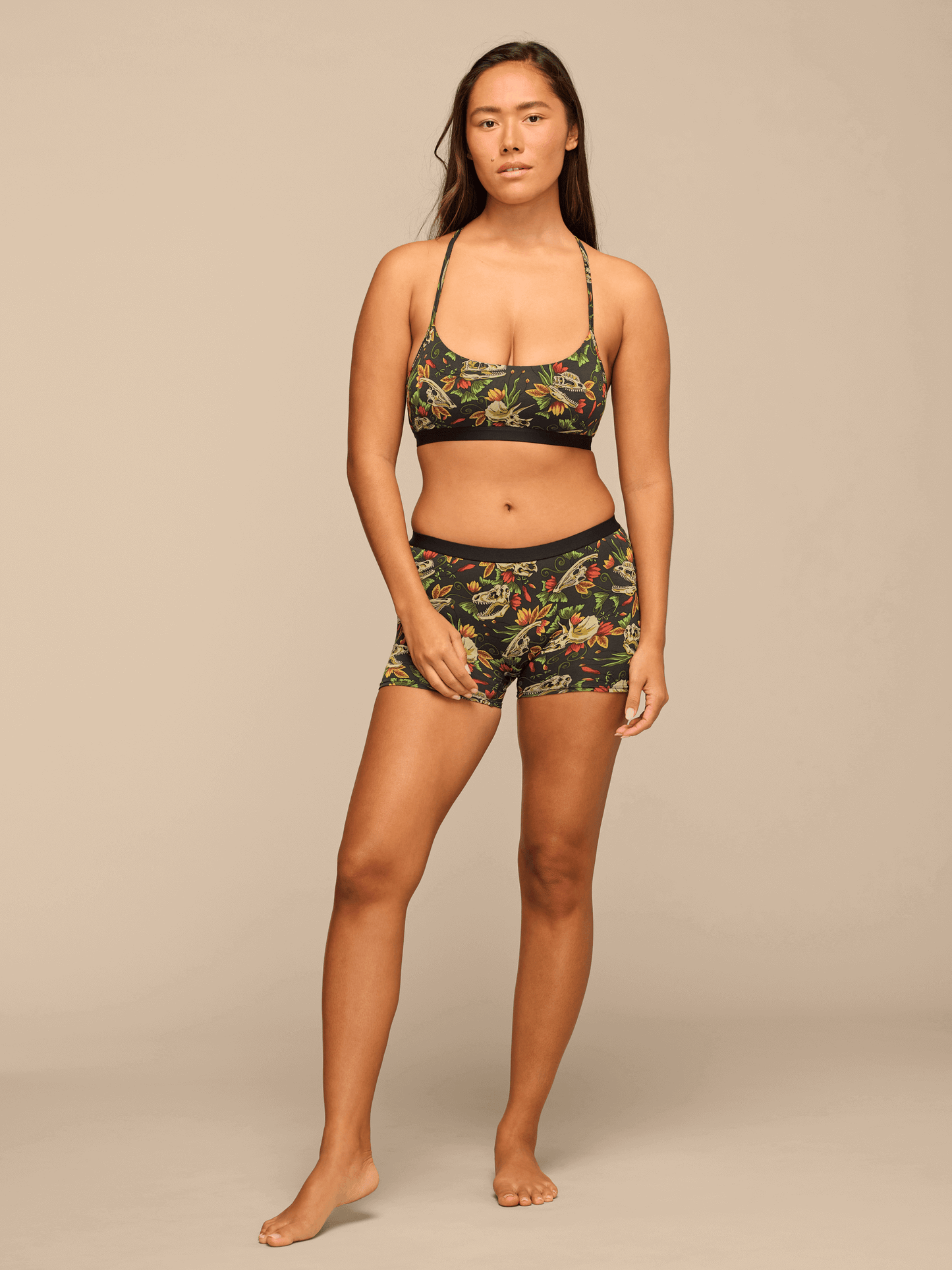 UltraModal™ Core T-Back Bralette | Jurassic Garden