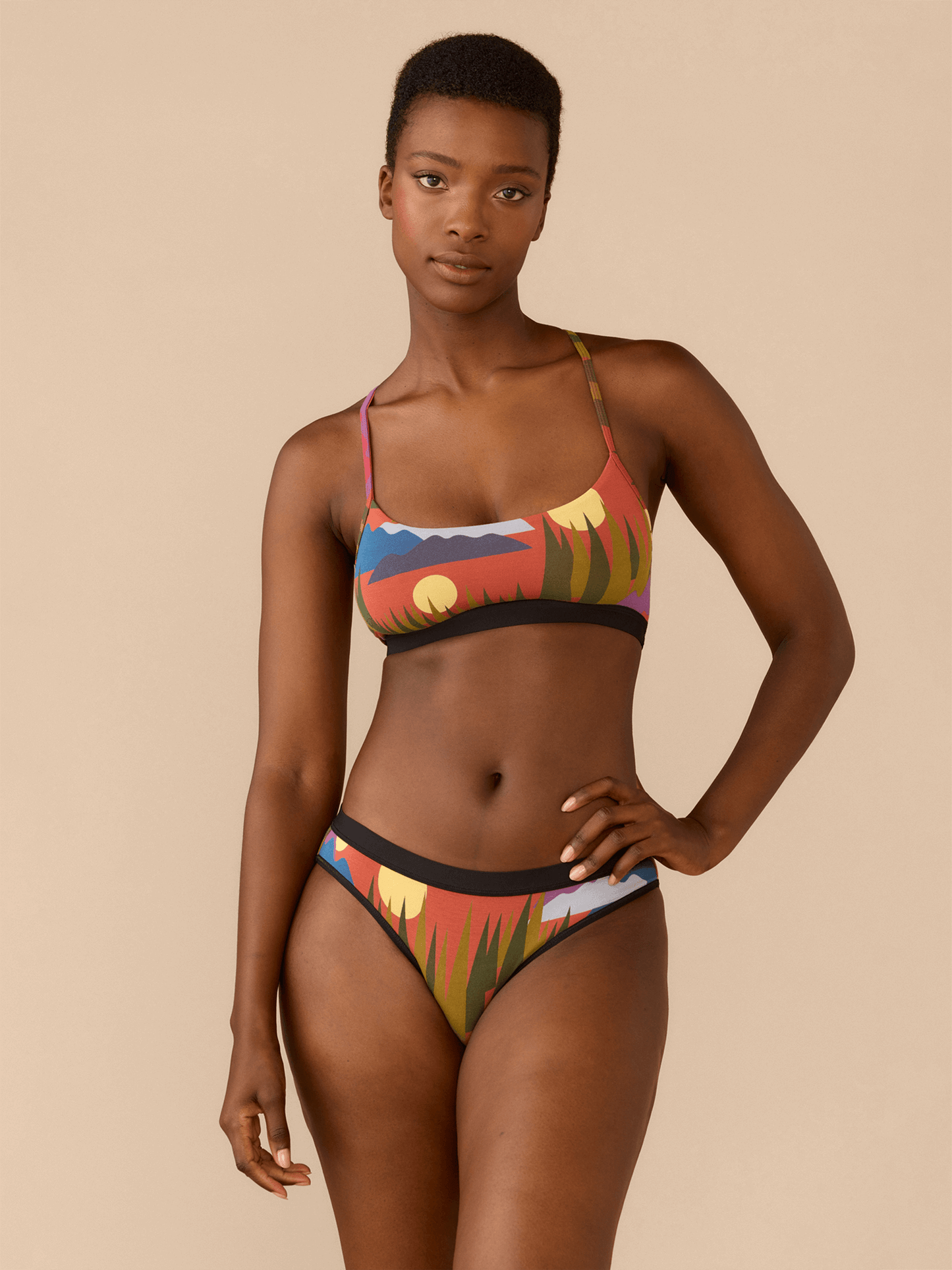 UltraModal™ Core T-Back Bralette | Mountain High