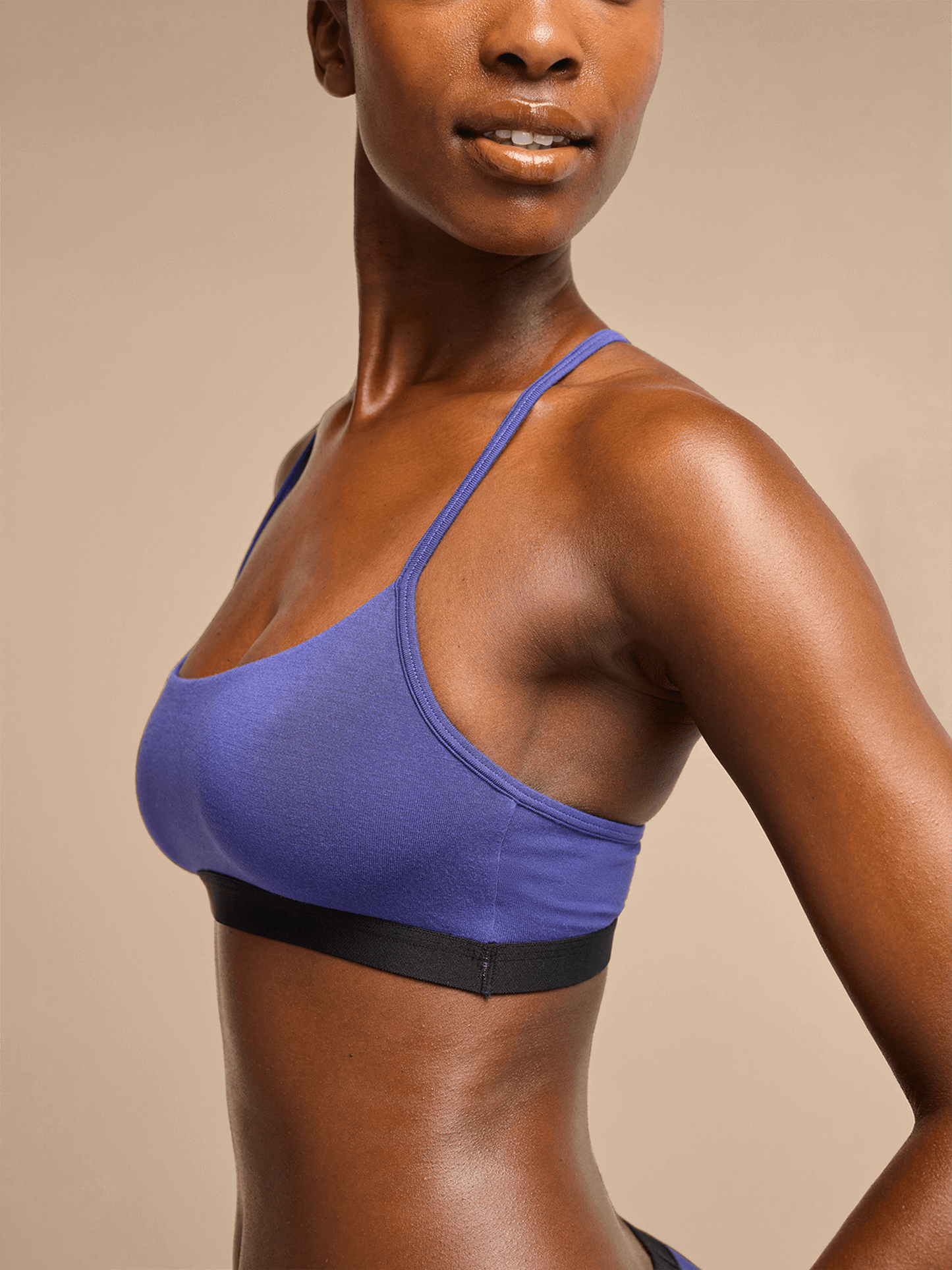 UltraModal™ Core T-Back Bralette | Berry Blue