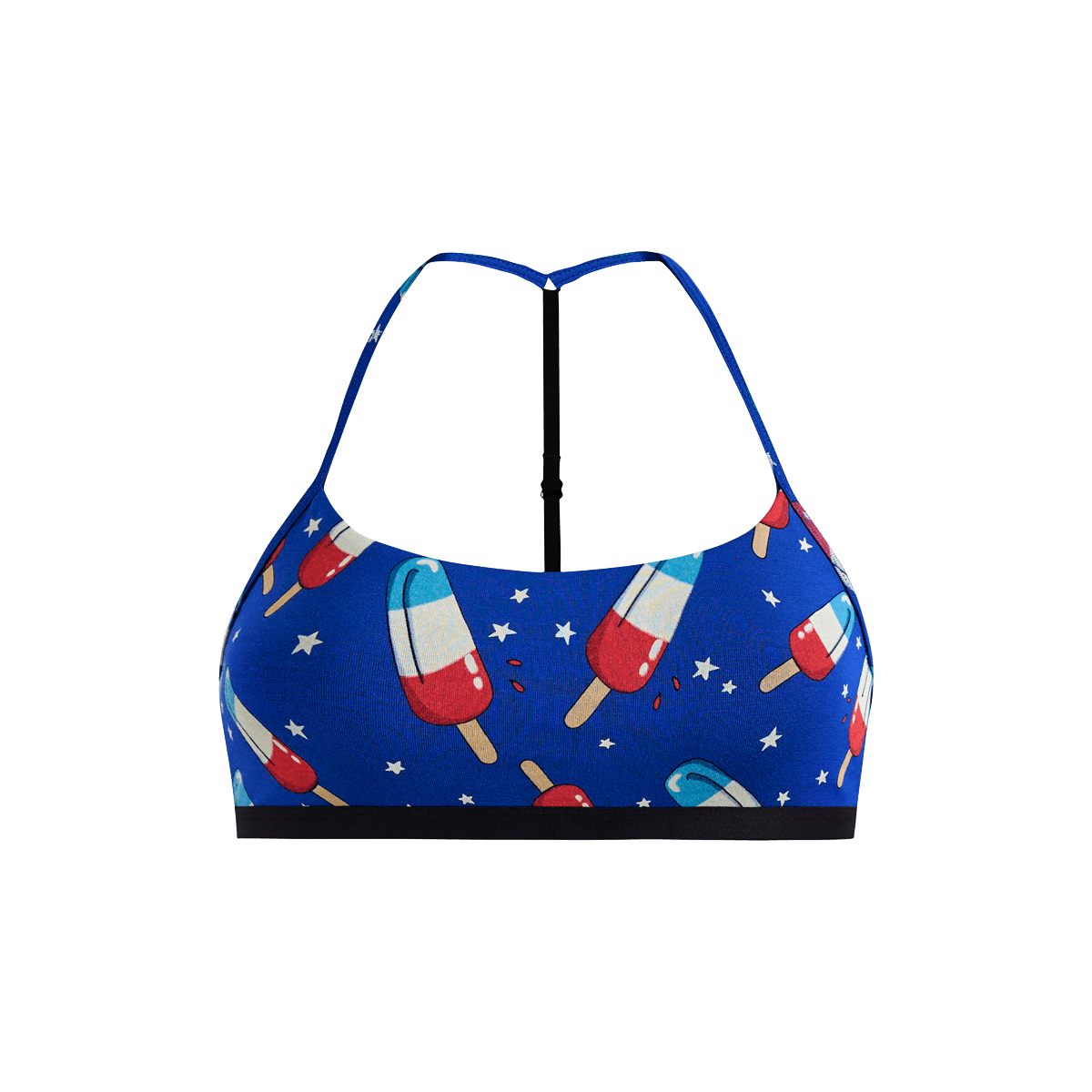 UltraModal™ Core T-Back Bralette | Patriotic Pops