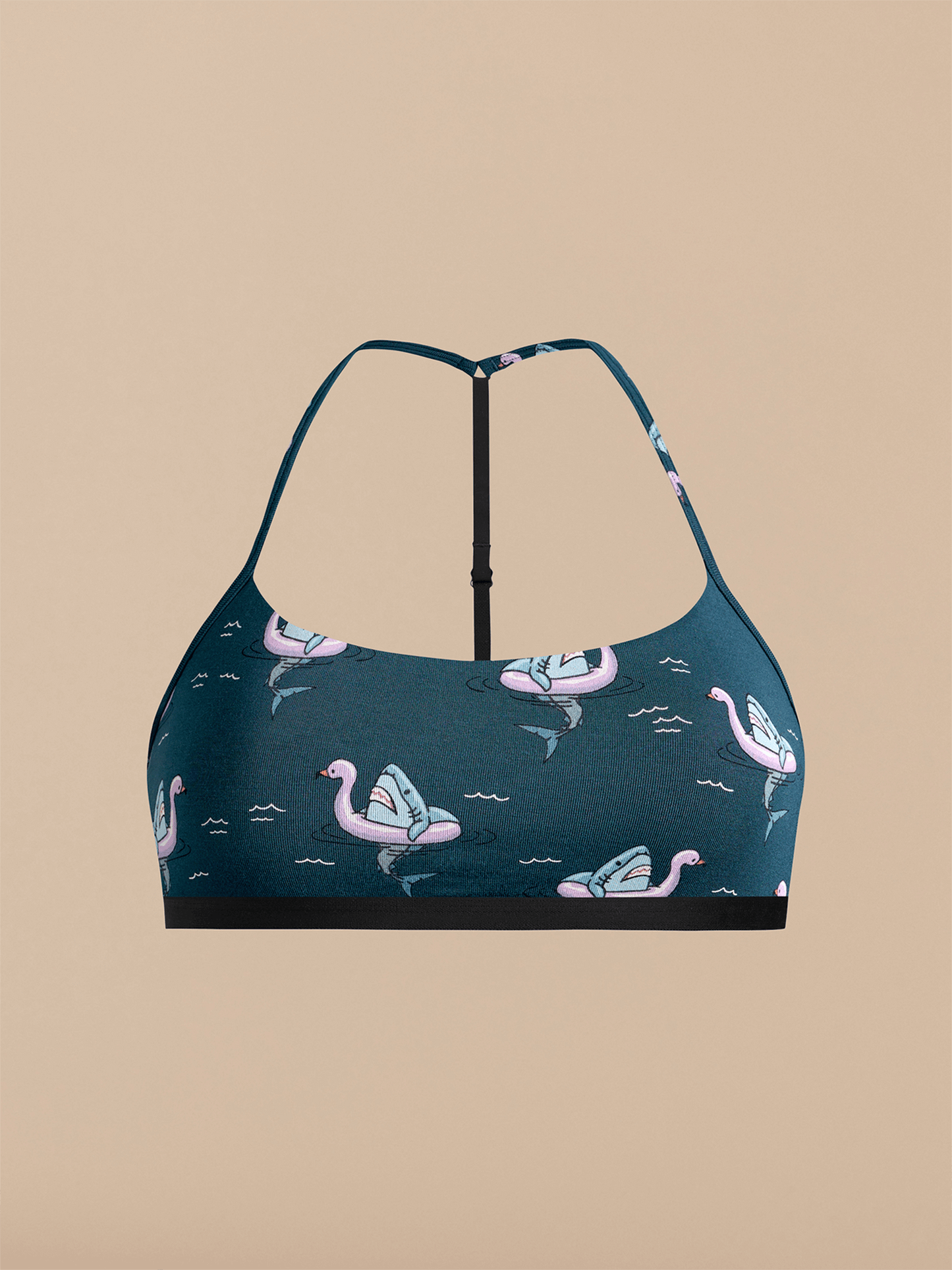 UltraModal™ Core T-Back Bralette | Pool Sharks 2.0