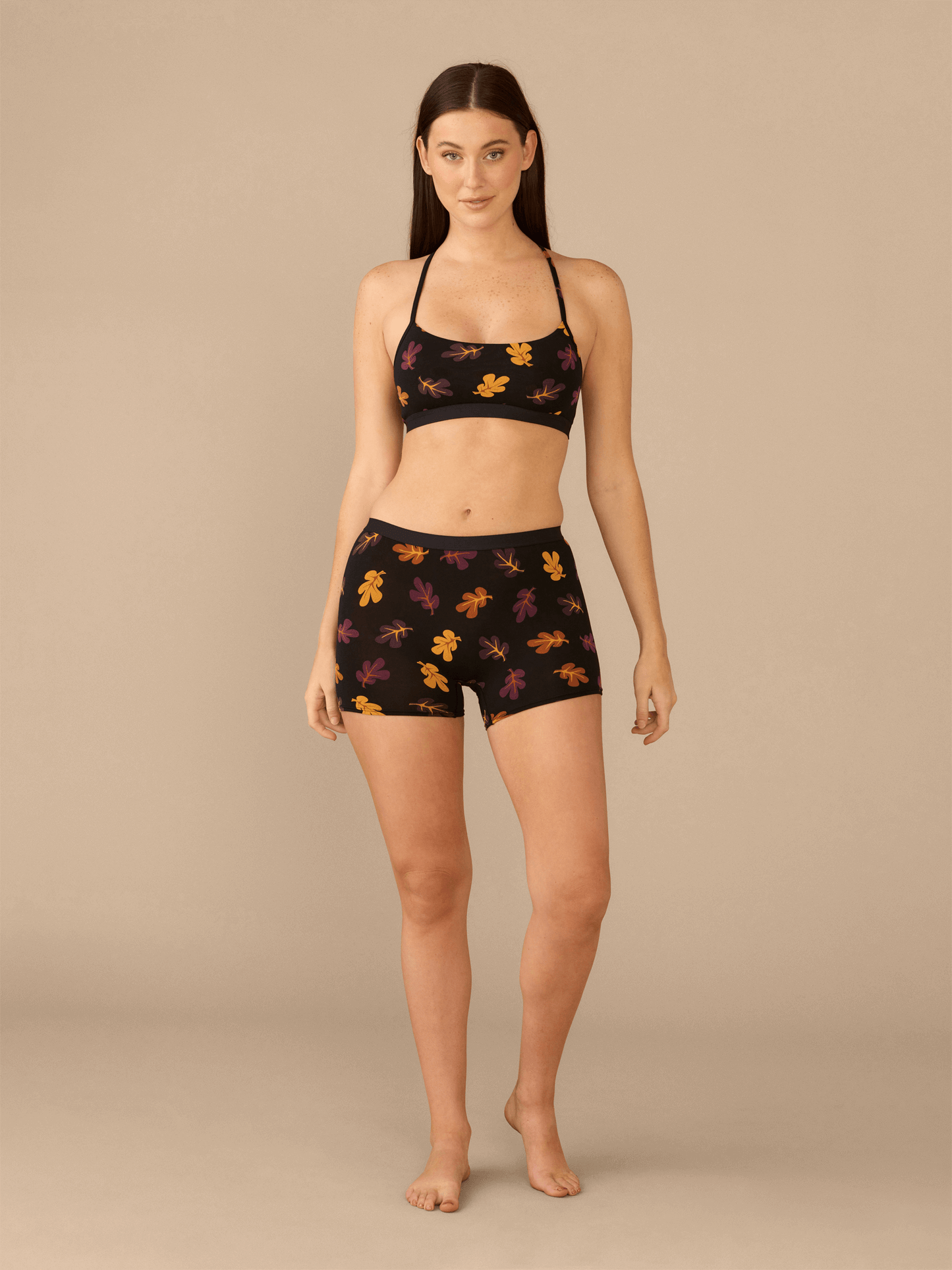 UltraModal™ Core T-Back Bralette | Fall Leaves