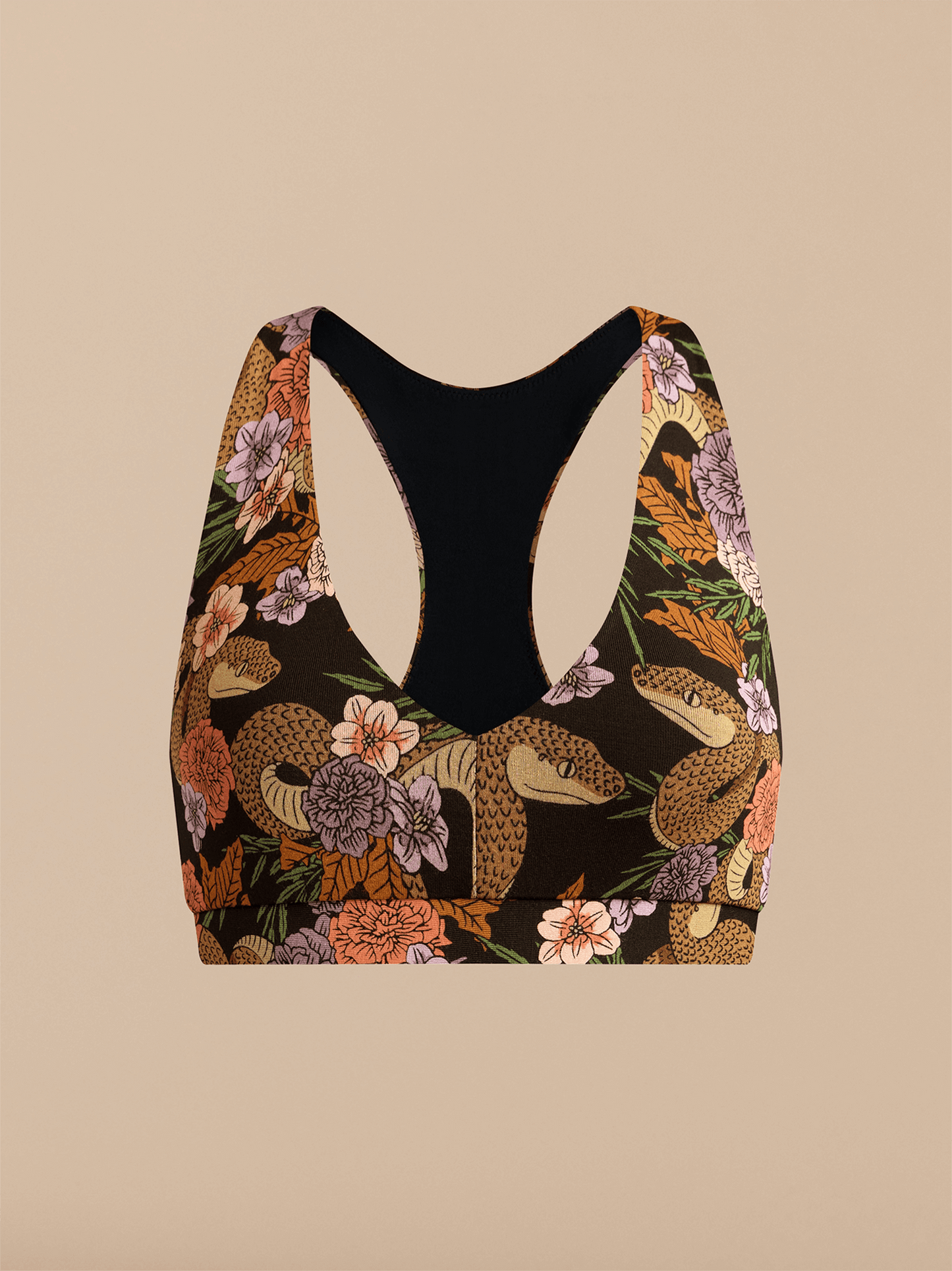 UltraModal™ FeelFree Racerback Bralette | Garden Snake