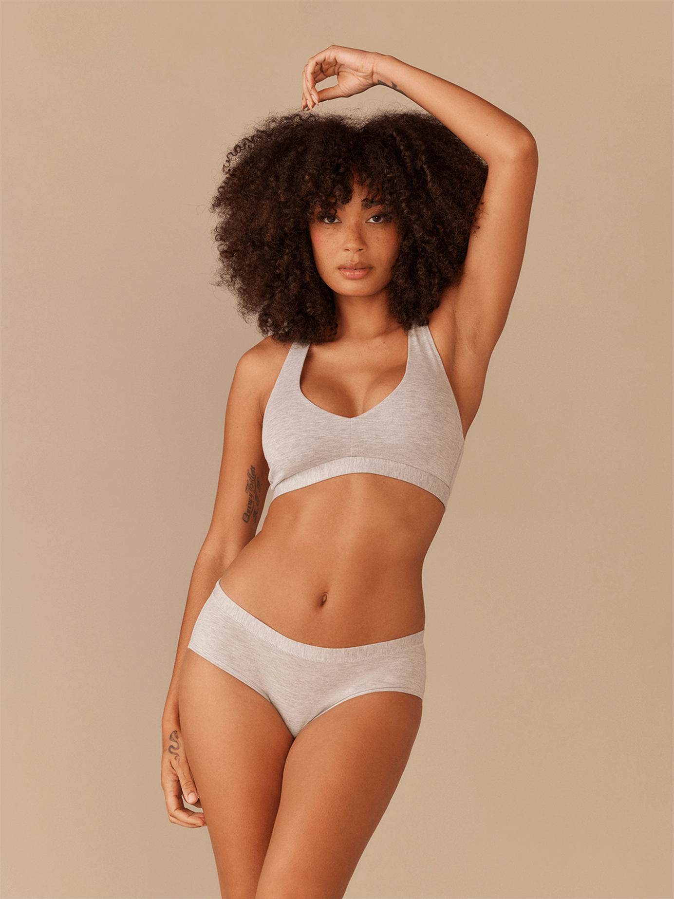 UltraModal™ FeelFree Racerback Bralette | Heather Grey