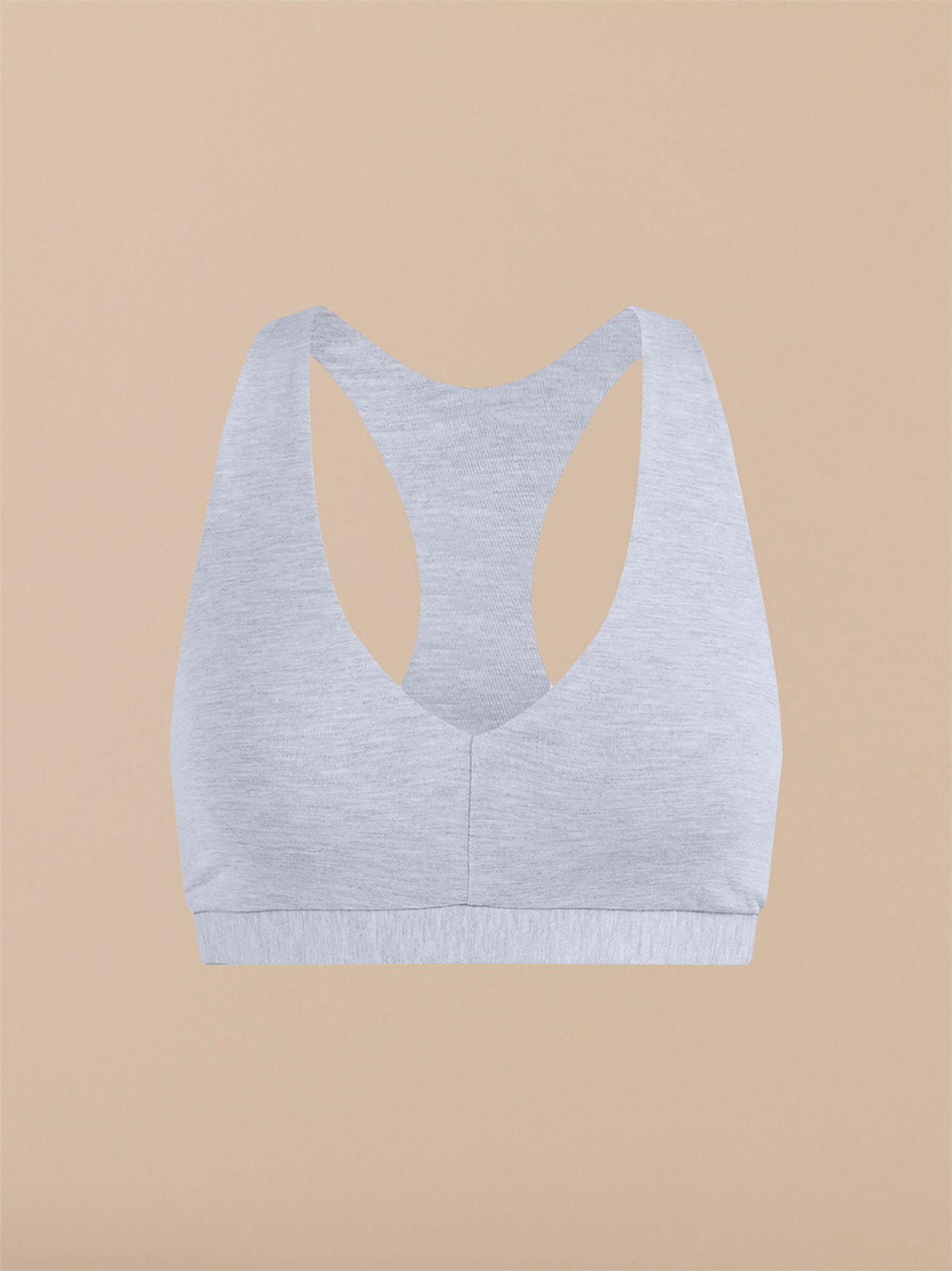 UltraModal™ FeelFree Racerback Bralette | Heather Grey