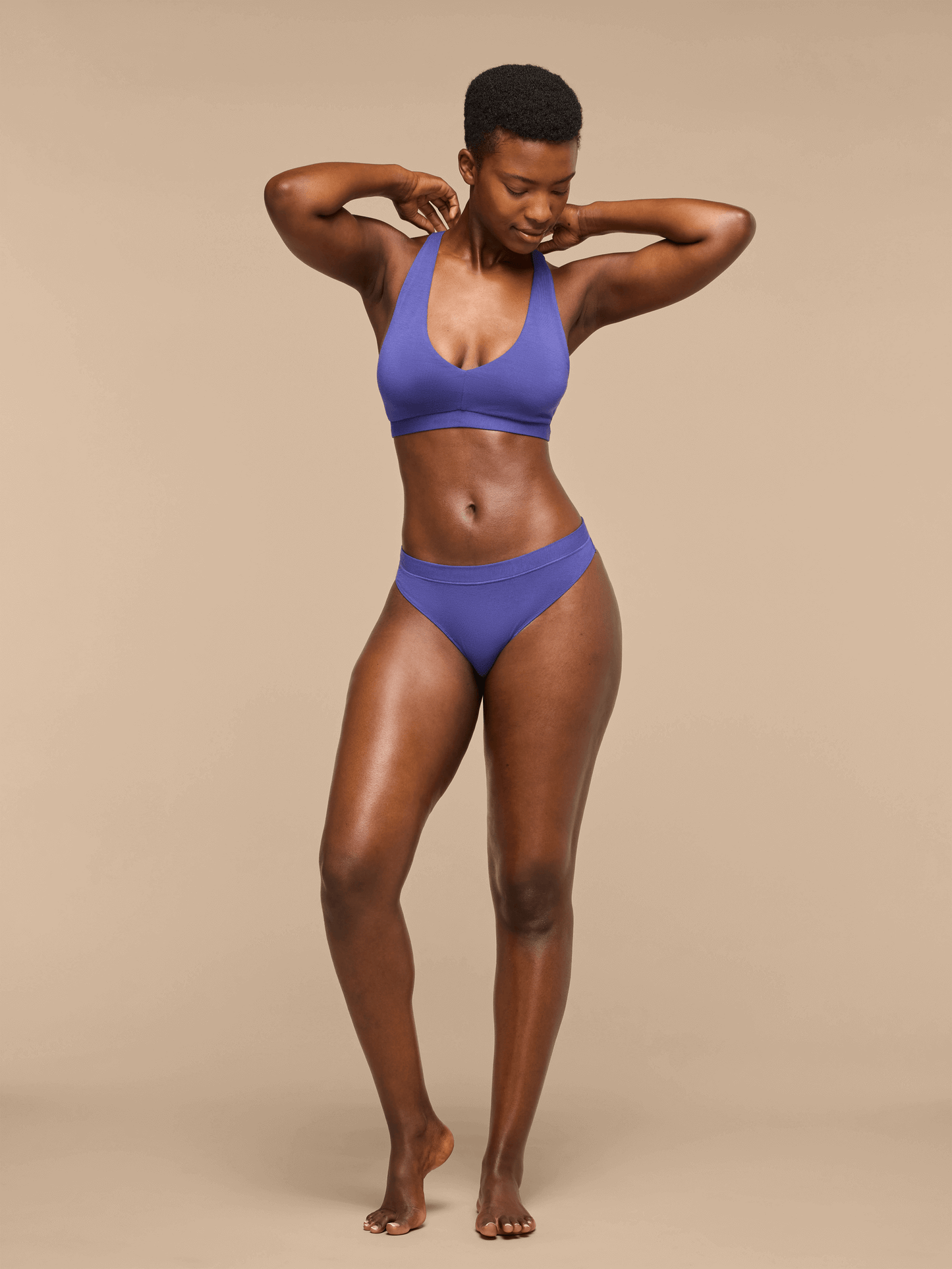 UltraModal™ FeelFree Racerback Bralette | Berry Blue