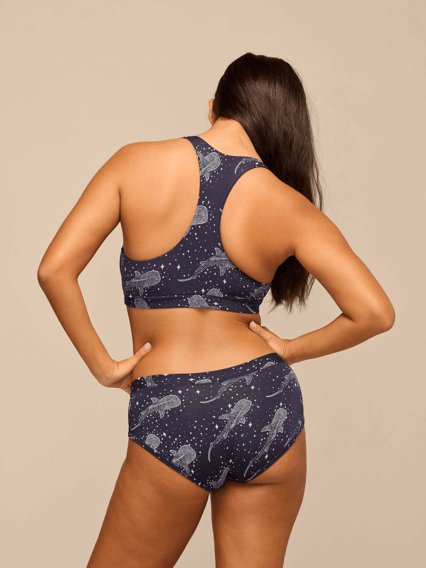 UltraModal™ FeelFree Racerback Bralette | Starry Sharks