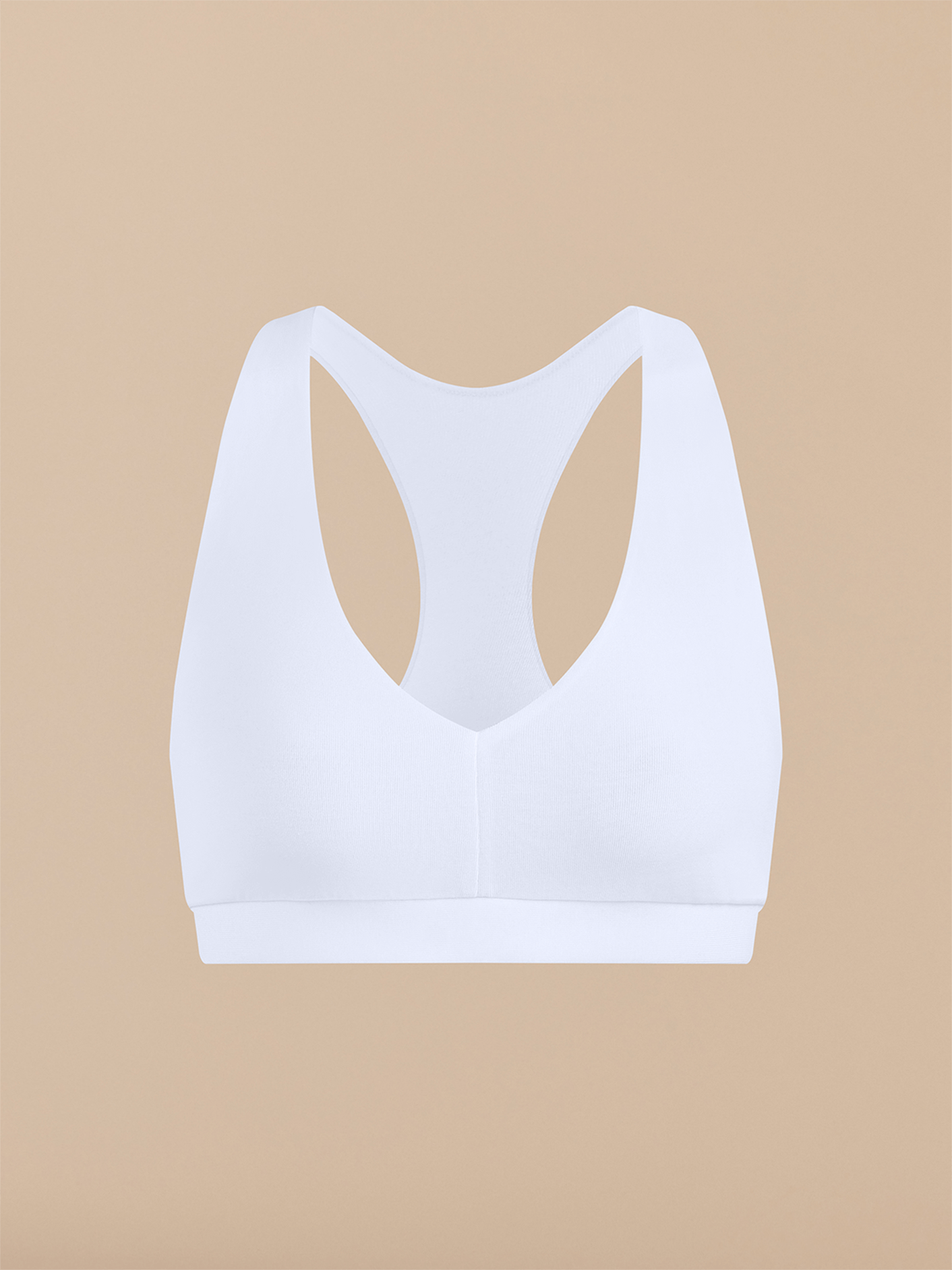 UltraModal™ FeelFree Racerback Bralette | White