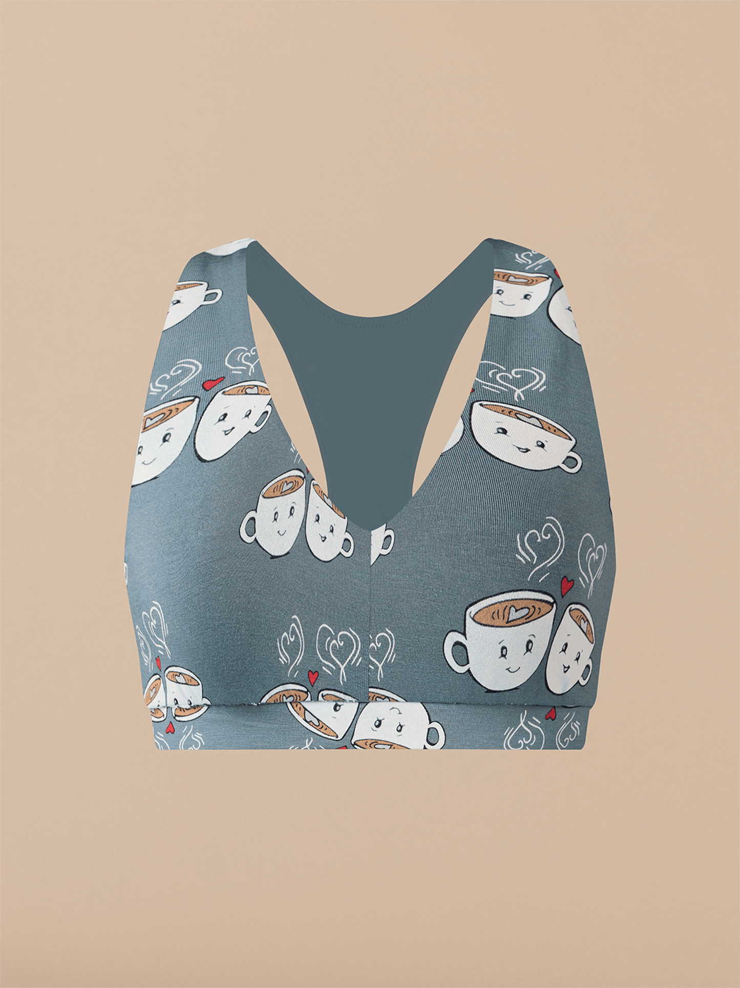 Curvy UltraModal™ FeelFree Racerback Bralette | Love You A Latte