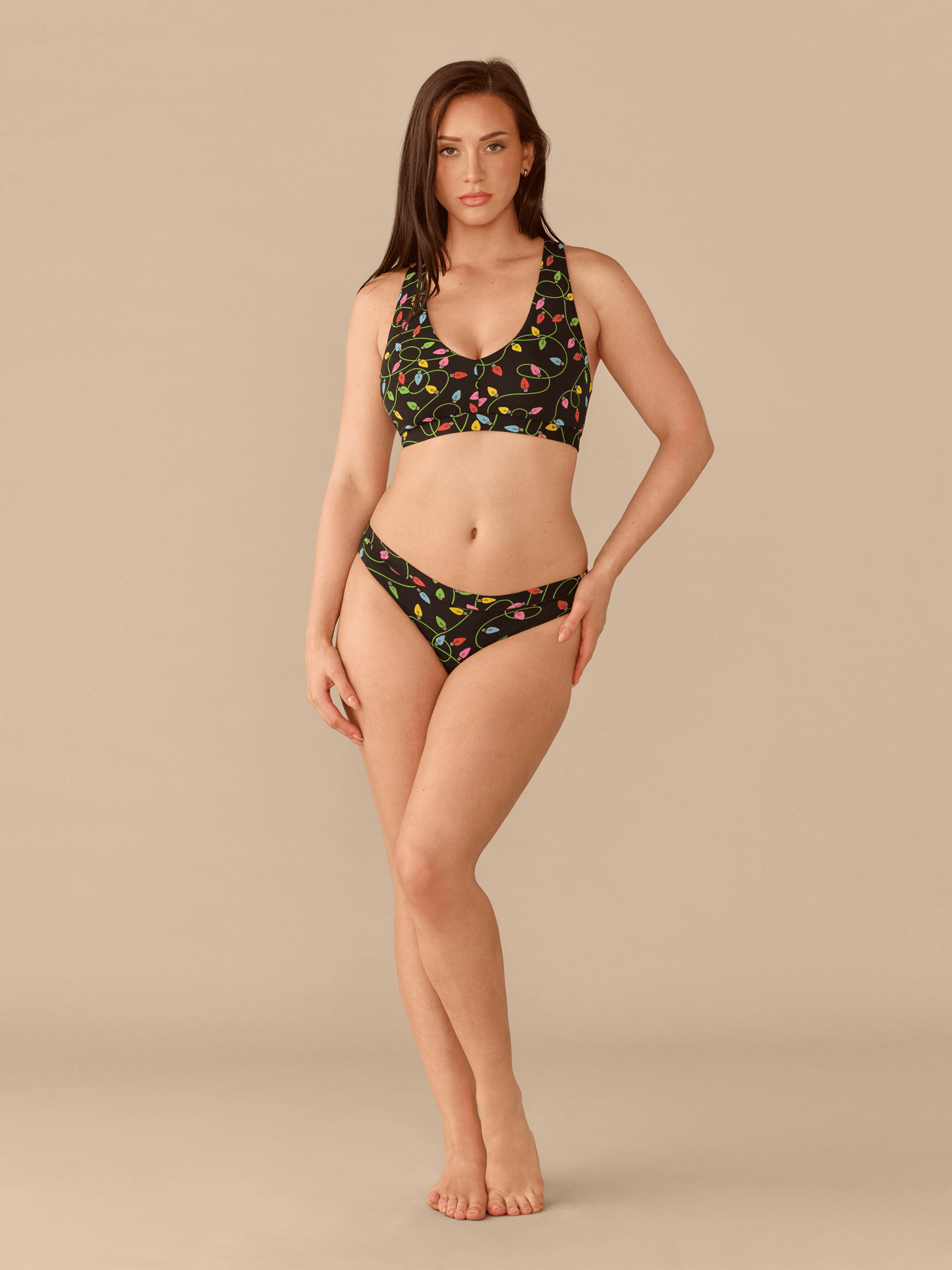 Curvy UltraModal™ FeelFree Racerback Bralette | String Lights