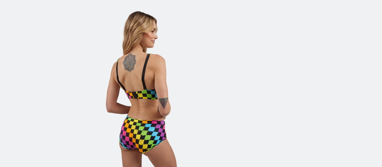 UltraModal™ FeelFree Hipster | Rainbow Check