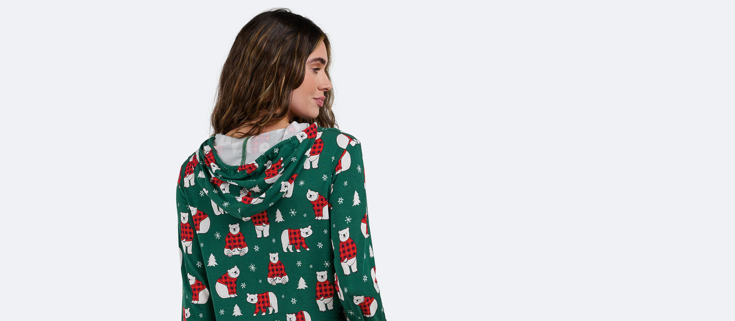 UltraModal™ Pullover Lounge Hoodie - Women's | Cozy Bears