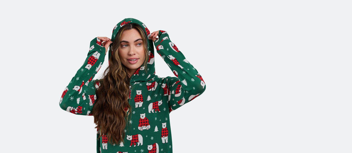 UltraModal™ Pullover Lounge Hoodie - Women's | Cozy Bears