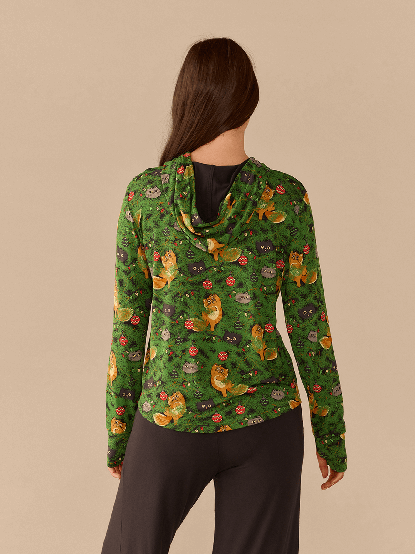 UltraModal™ Pullover Lounge Hoodie - Women's | Meowy Christmas