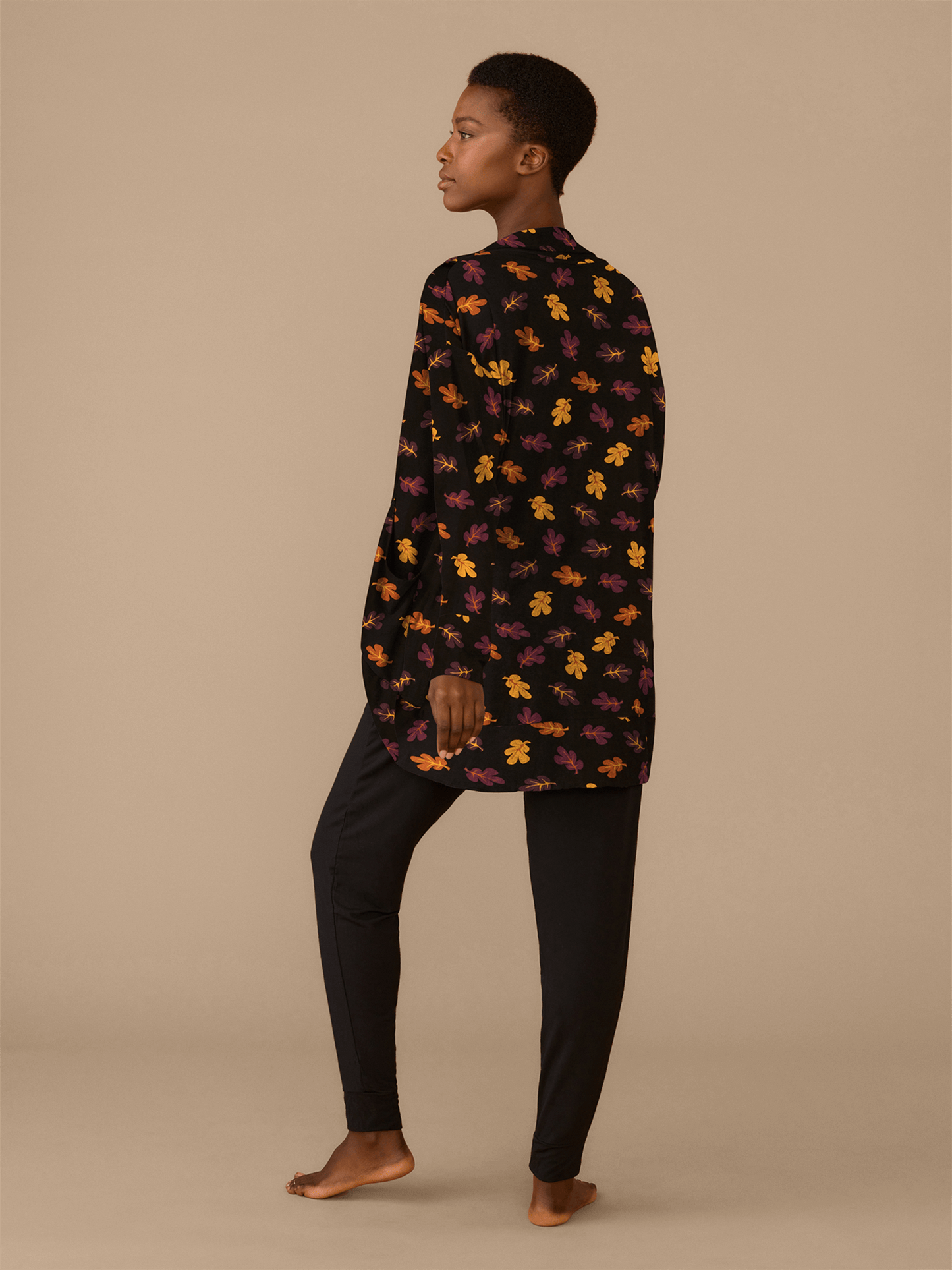 UltraModal™ Cocoon Cardigan | Fall Leaves