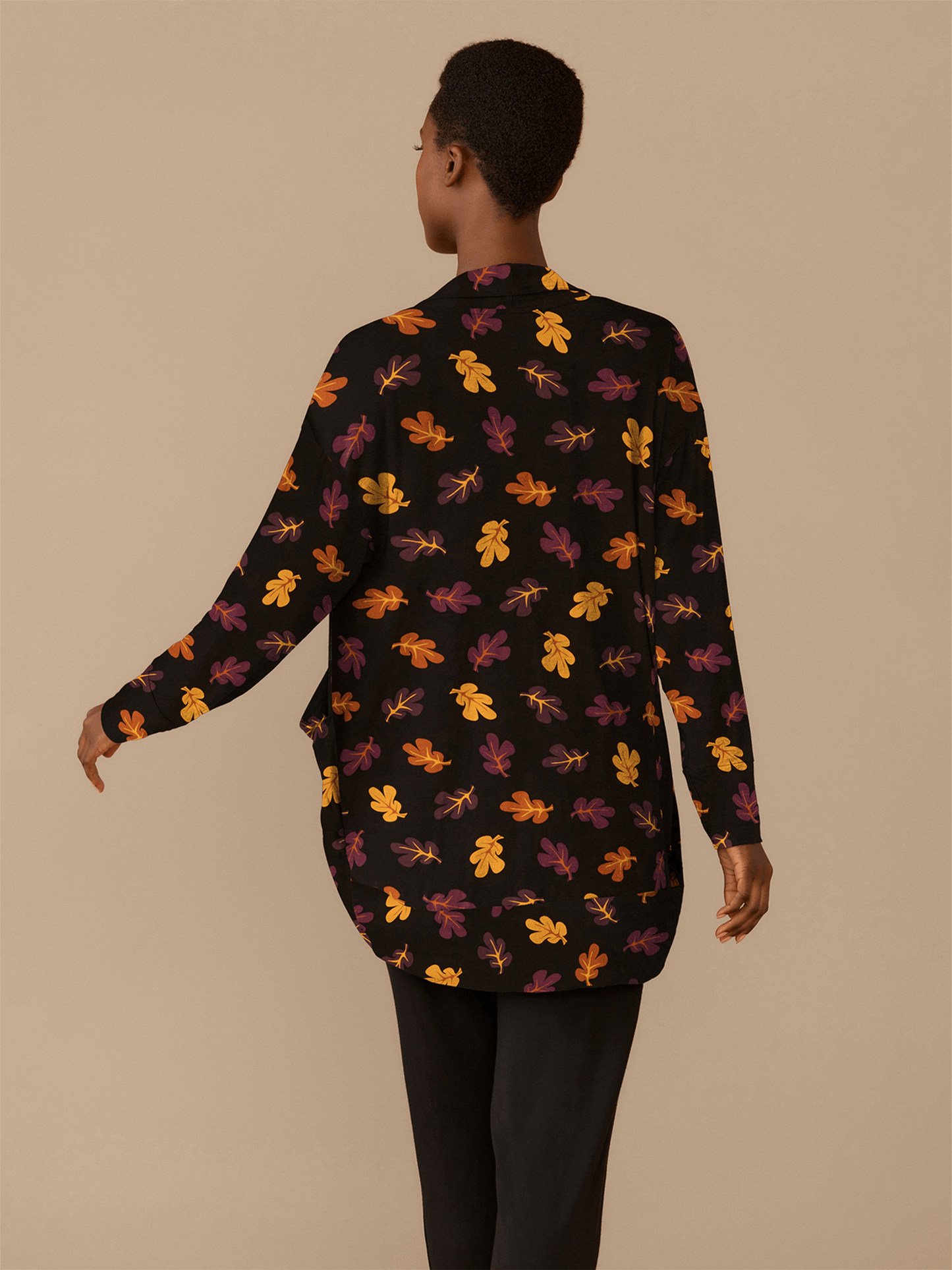 UltraModal™ Cocoon Cardigan | Fall Leaves