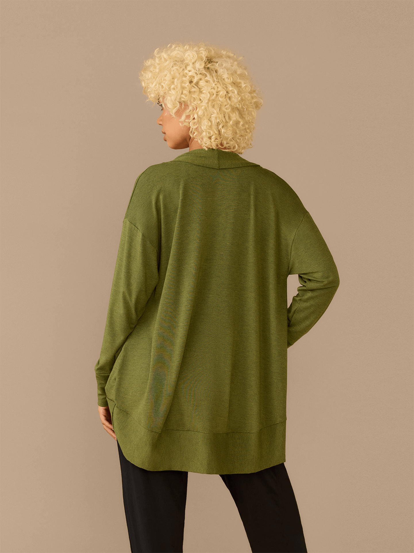 UltraModal™ Cocoon Cardigan | Heather Olive