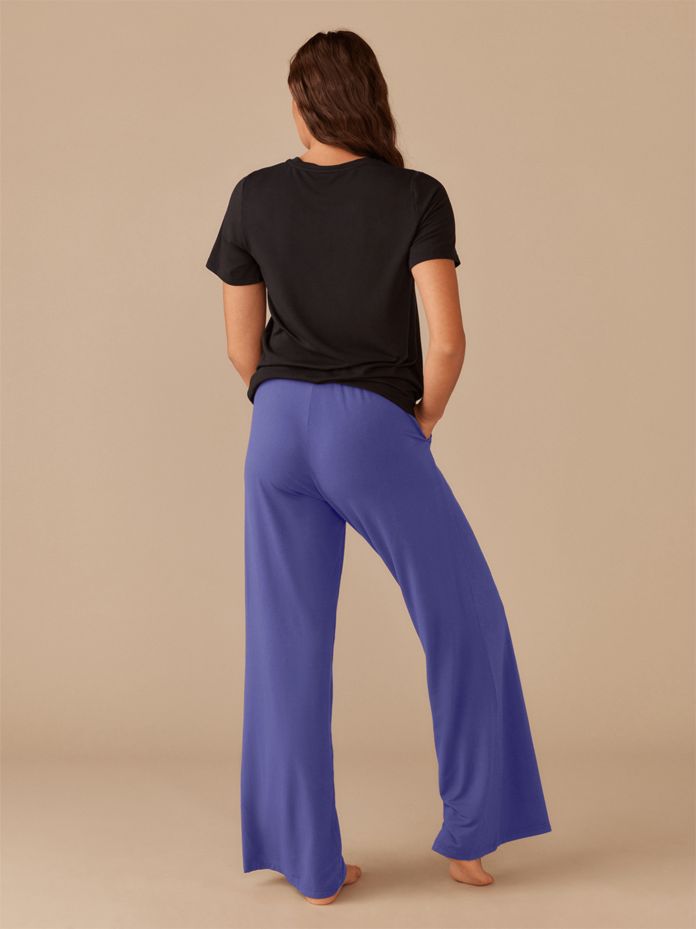 UltraModal™ Wide Leg Lounge Pant | Berry Blue
