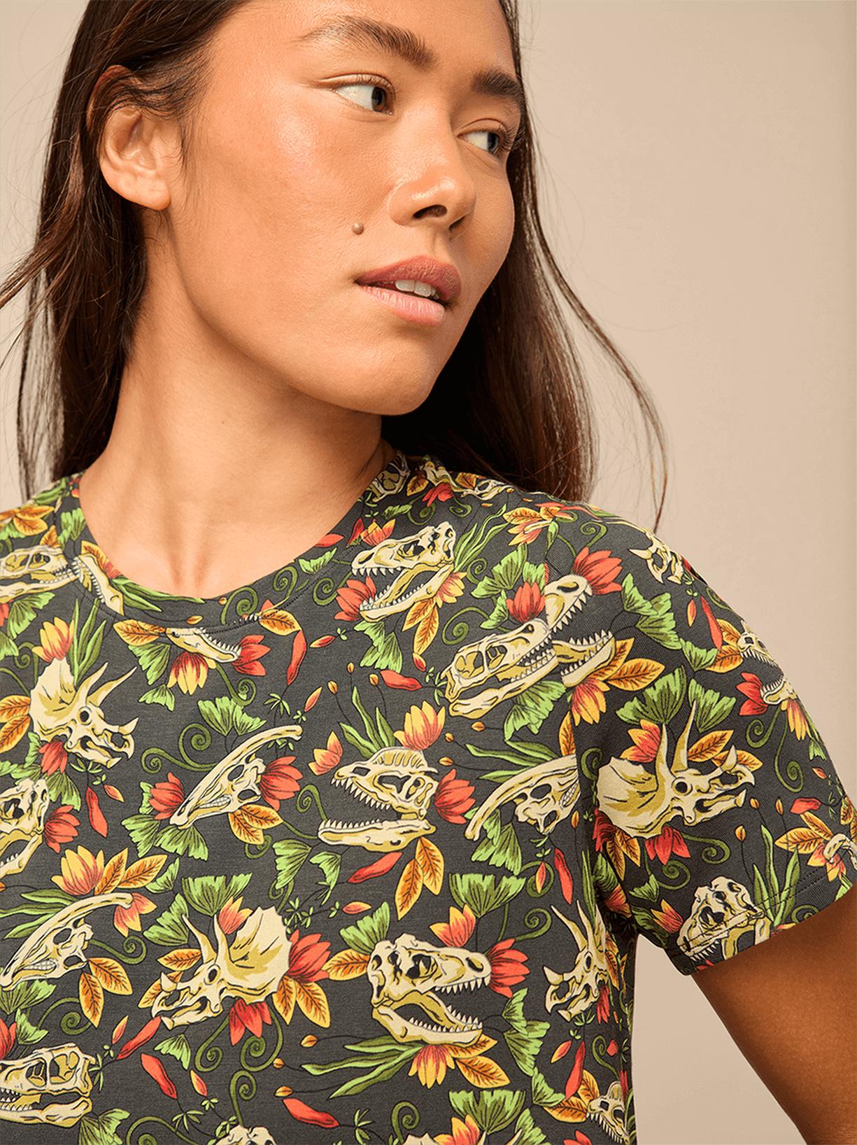 UltraModal™ Crew Tee - Women's | Jurassic Garden