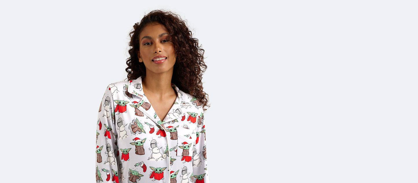 UltraModal™ Button Down PJ Dress | Gift of Grogu