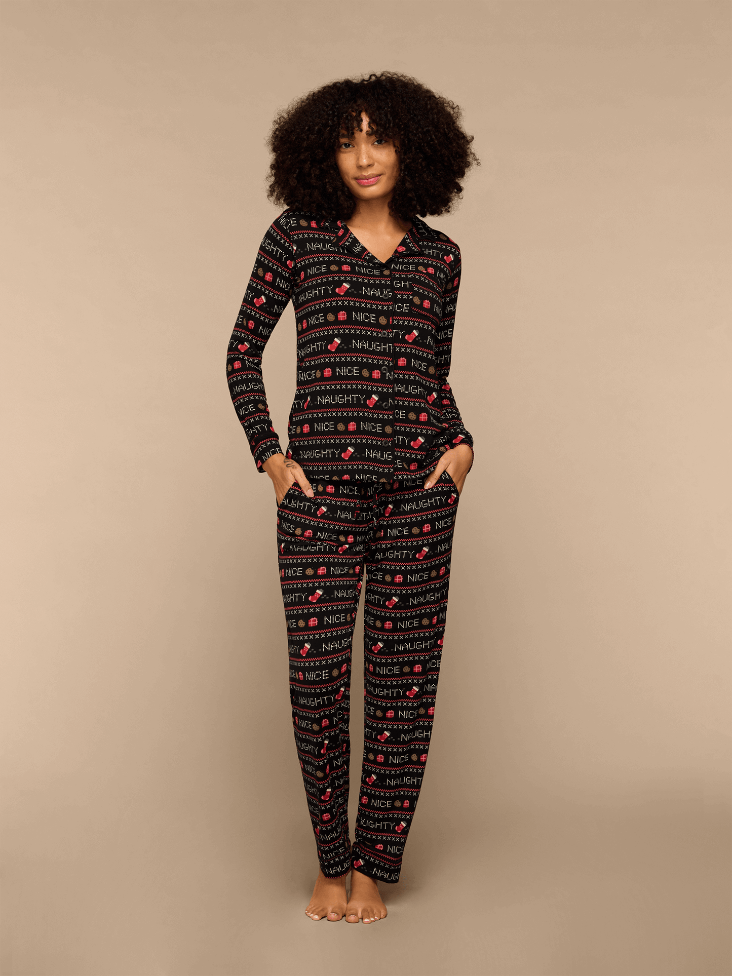UltraModal™ Longsleeve PJ Set - Women's | Naughty or Nice