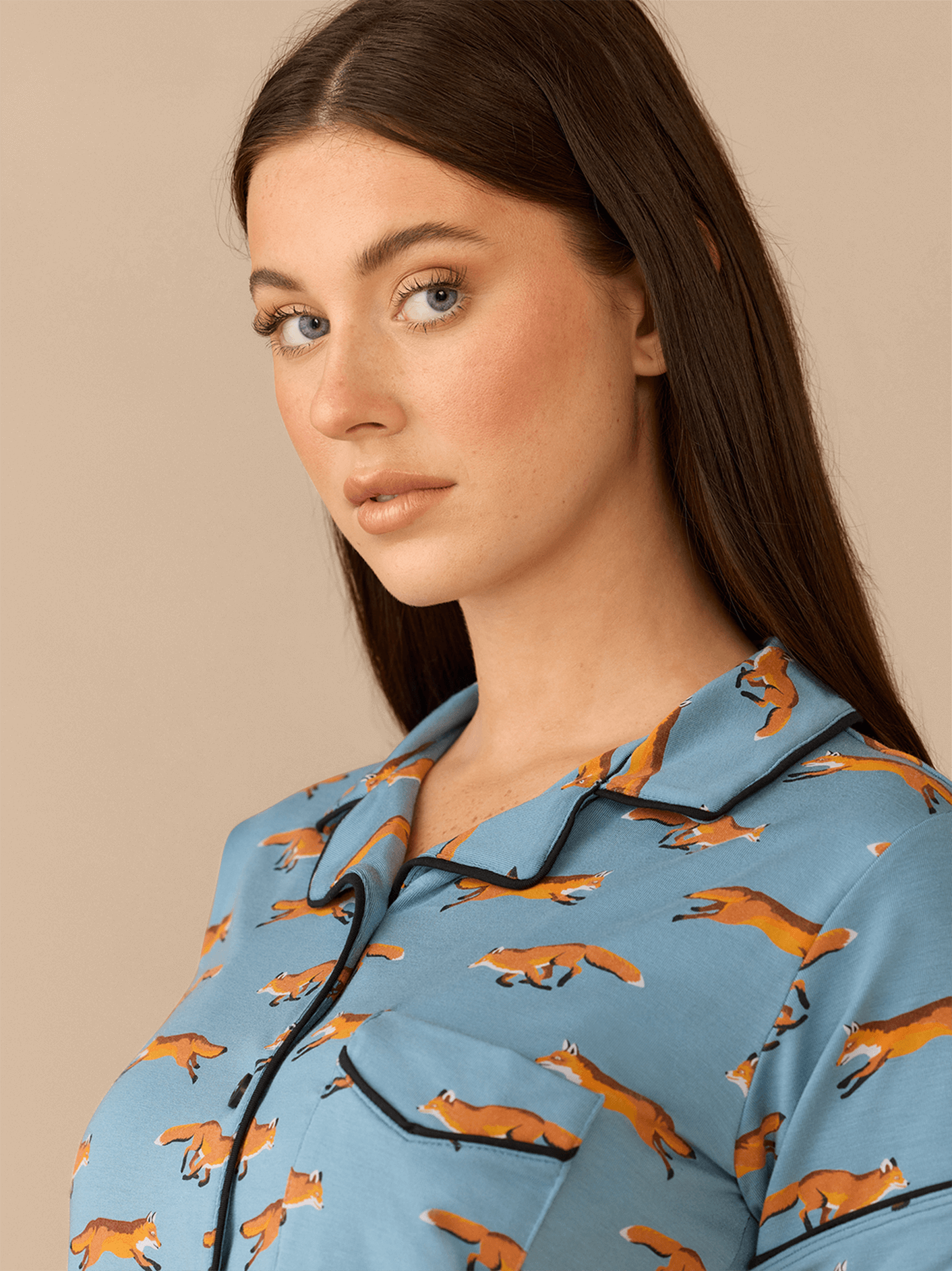 UltraModal™ Short Sleeve PJ Set - Women's | Feeling Foxy