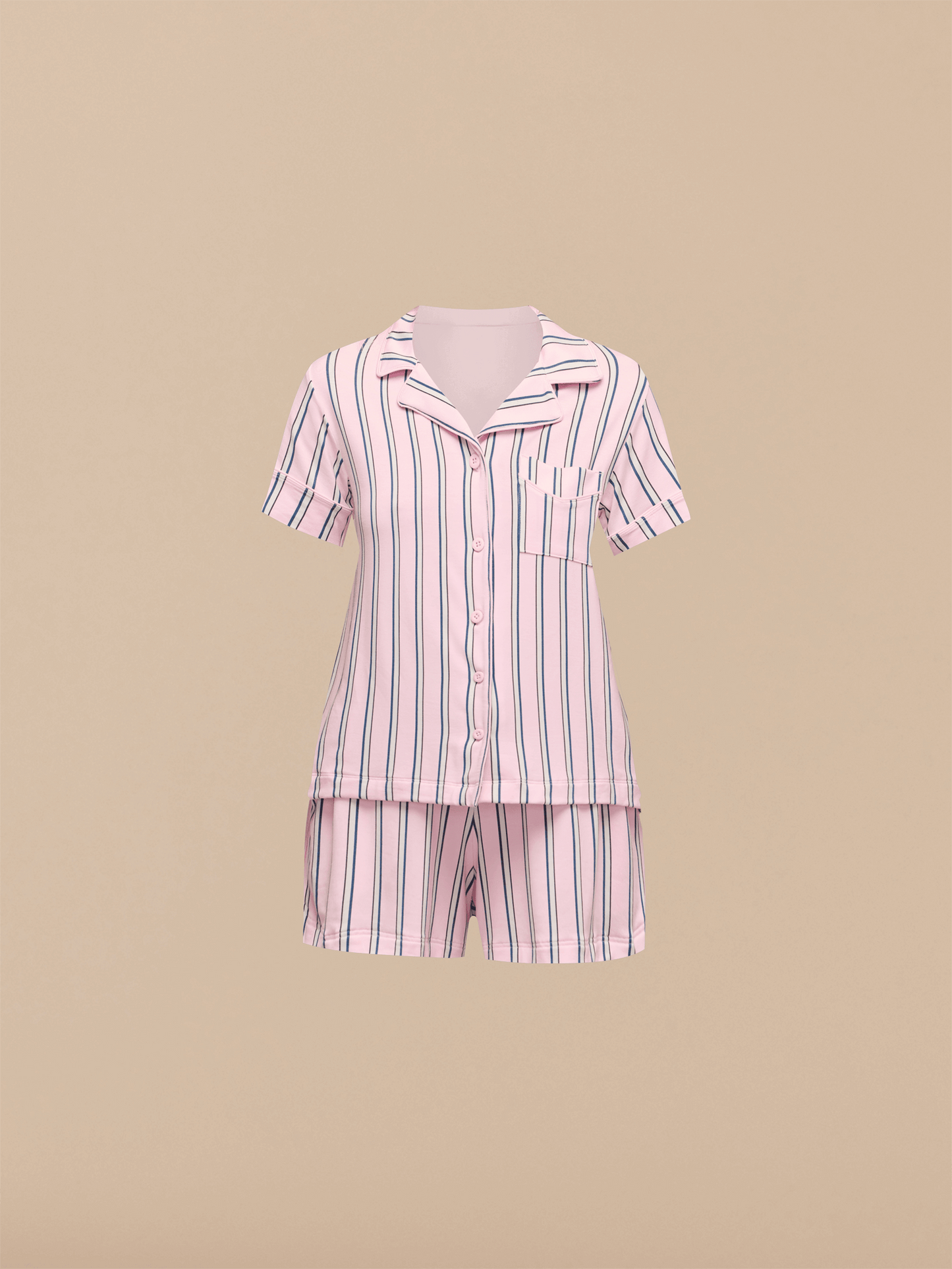 UltraModal™ Short Sleeve PJ Set - Women's | Hamptons Stripes