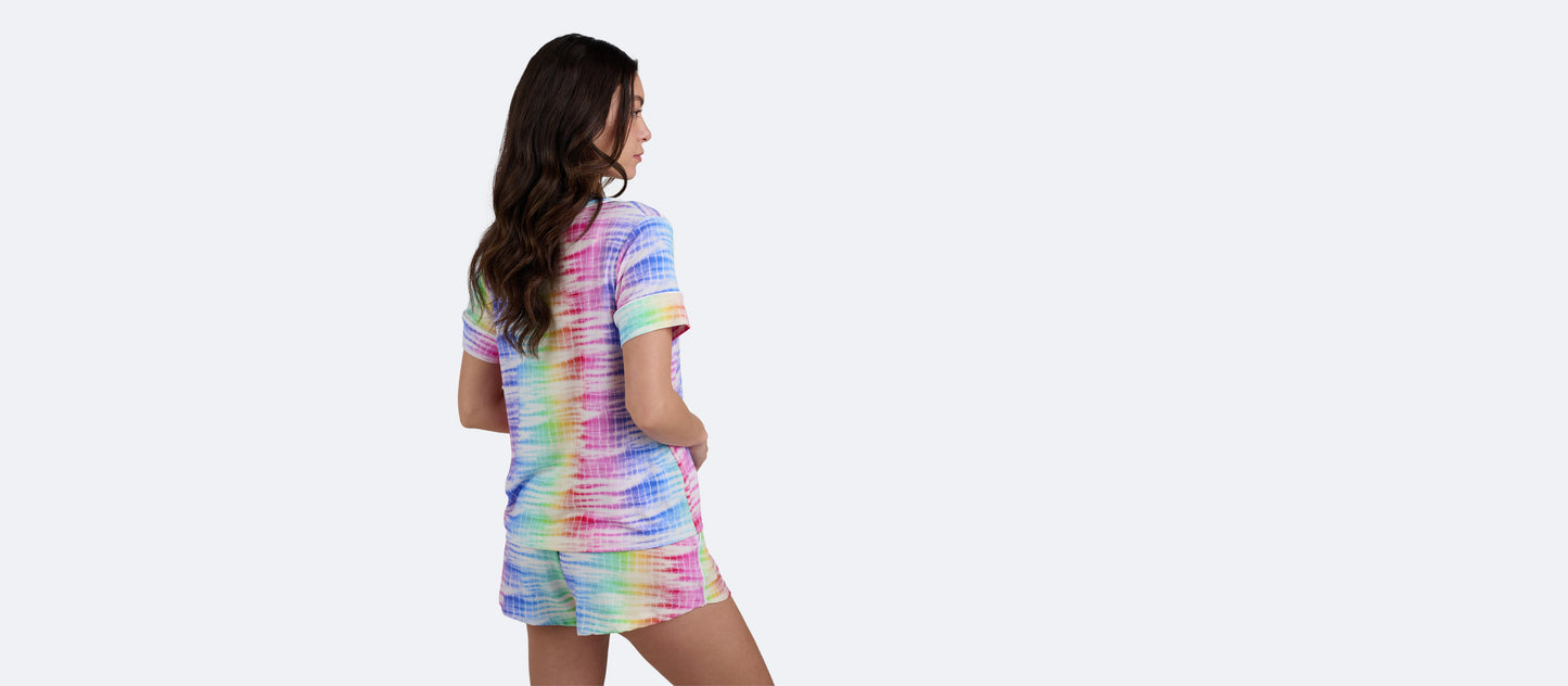 UltraModal™ Short Sleeve PJ Set - Women's | Rainbow Daze