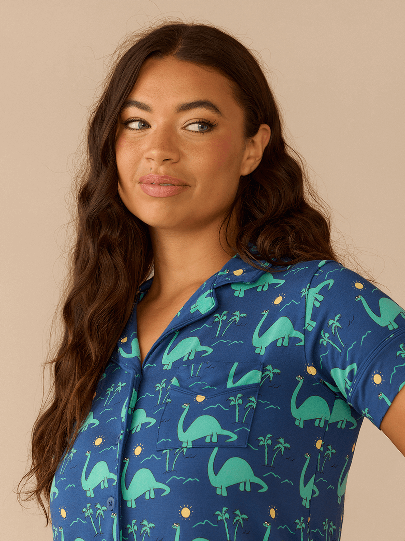 UltraModal™ Short Sleeve PJ Set - Women's | Dino Shore