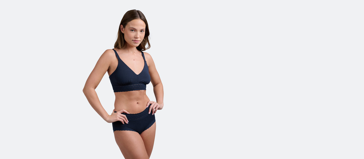 UltraModal™ Lace Hipster | Dark Sapphire