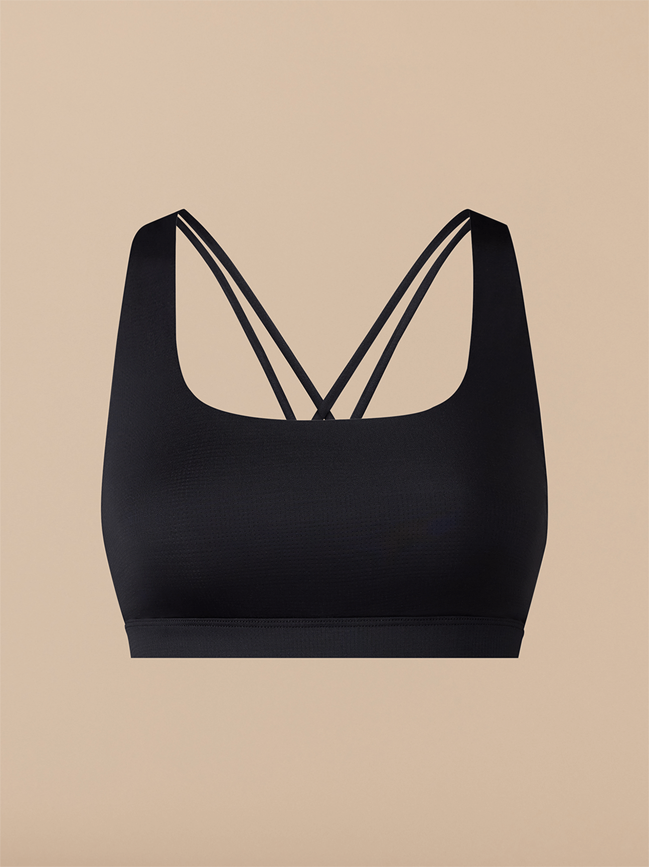 Breathe Strappy Back Bralette | Black