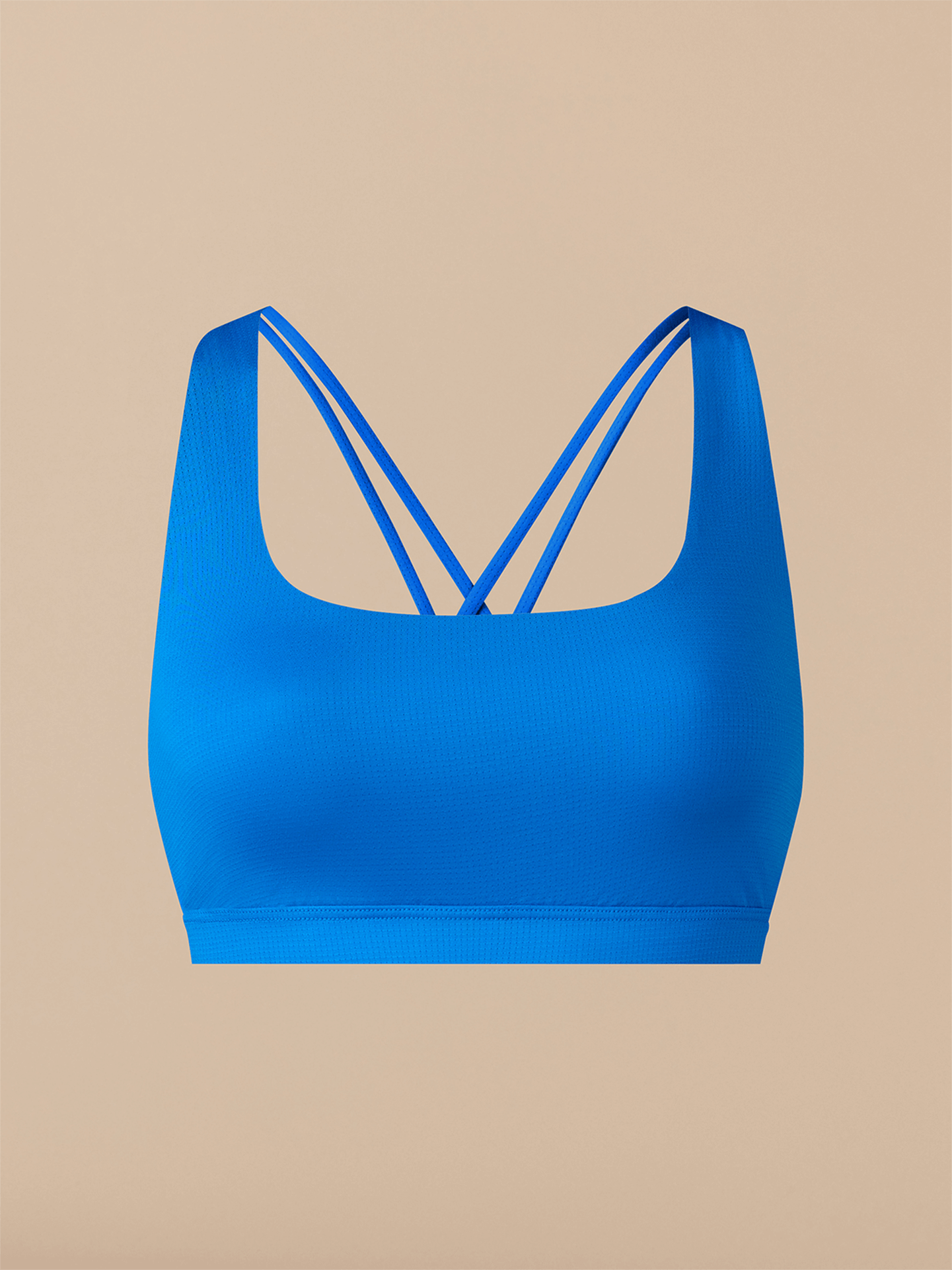 Breathe Strappy Back Bralette | Cobalt Blue