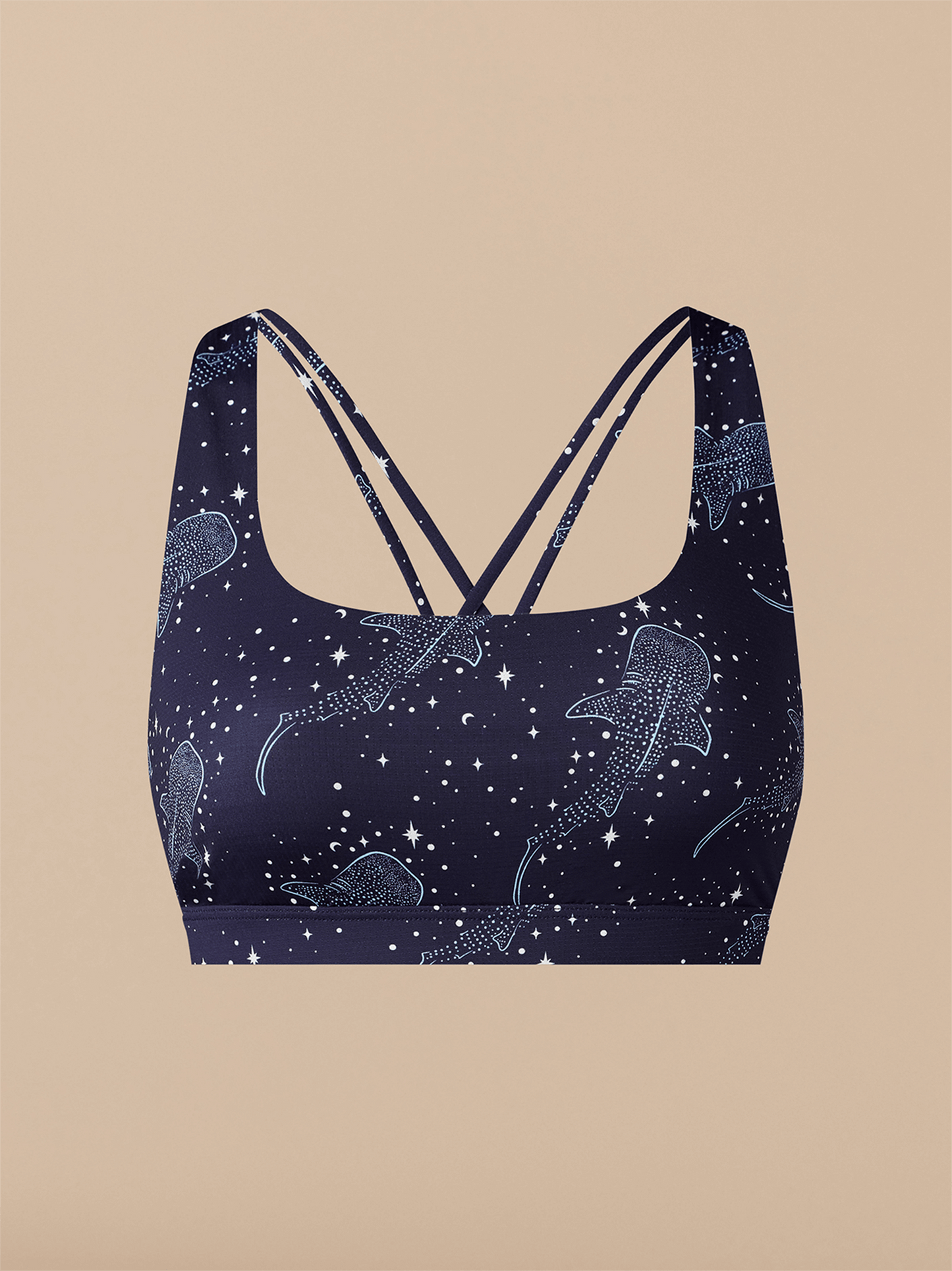 Breathe Strappy Back Bralette | Starry Sharks