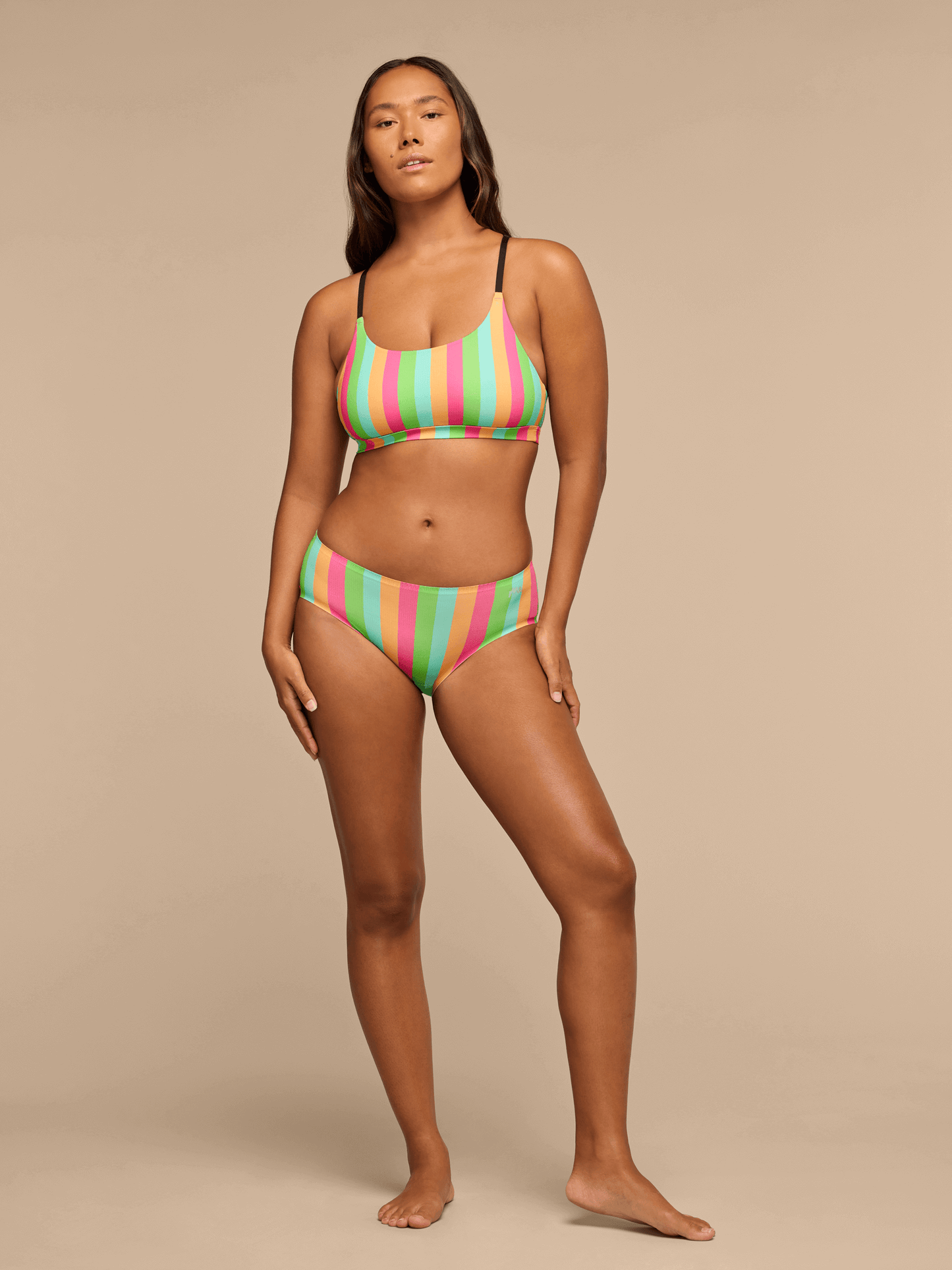 Breathe Hipster | Neon Stripes