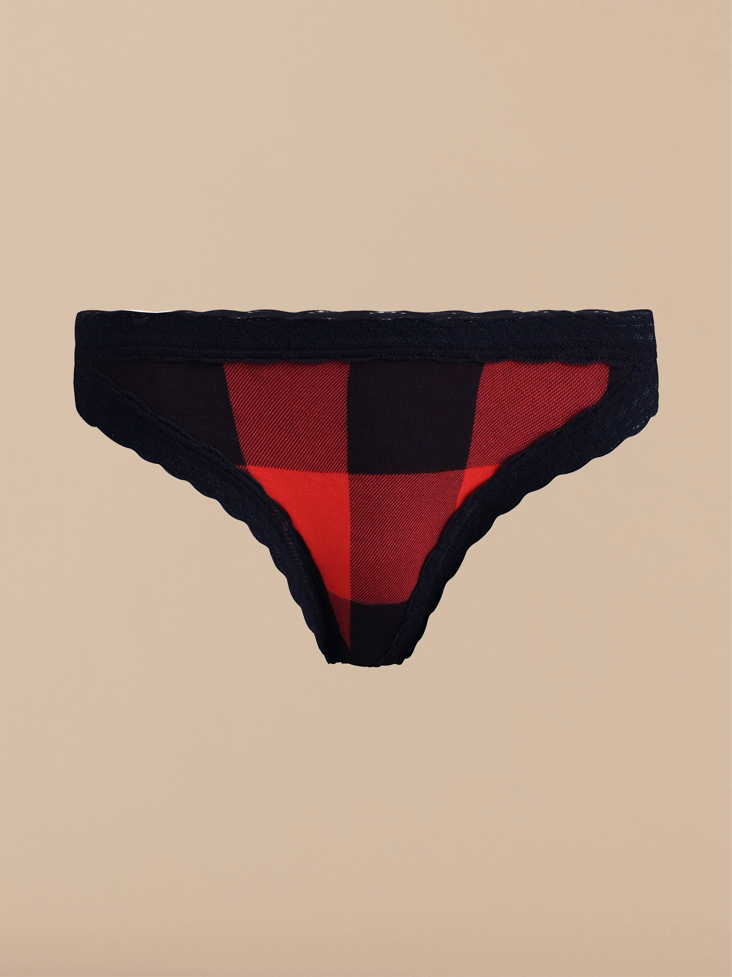 UltraModal™ Lace Thong | Buffalo Plaid