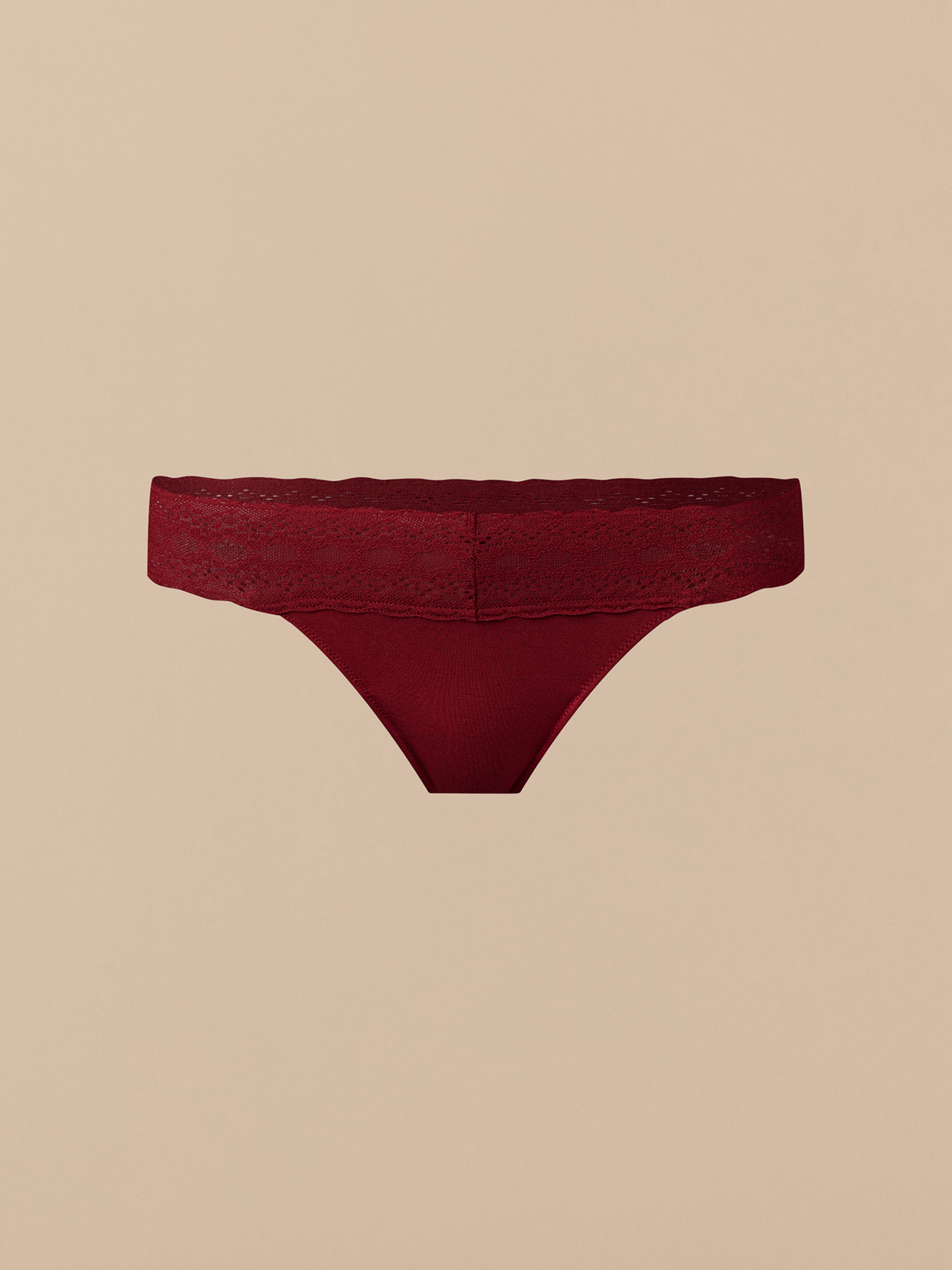 UltraModal™ Lace Low-Rise Thong | Cabernet