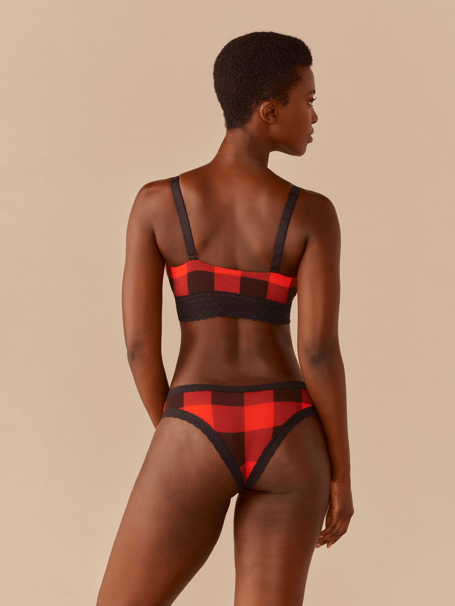 UltraModal™ Lace Tanga | Buffalo Plaid
