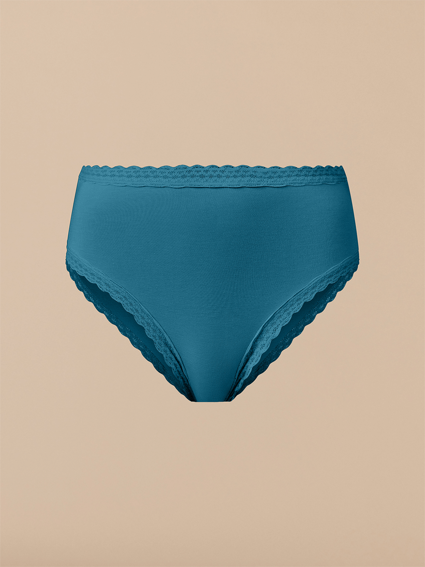 UltraModal™ Lace High-Waisted Cheeky Bikini | Teal