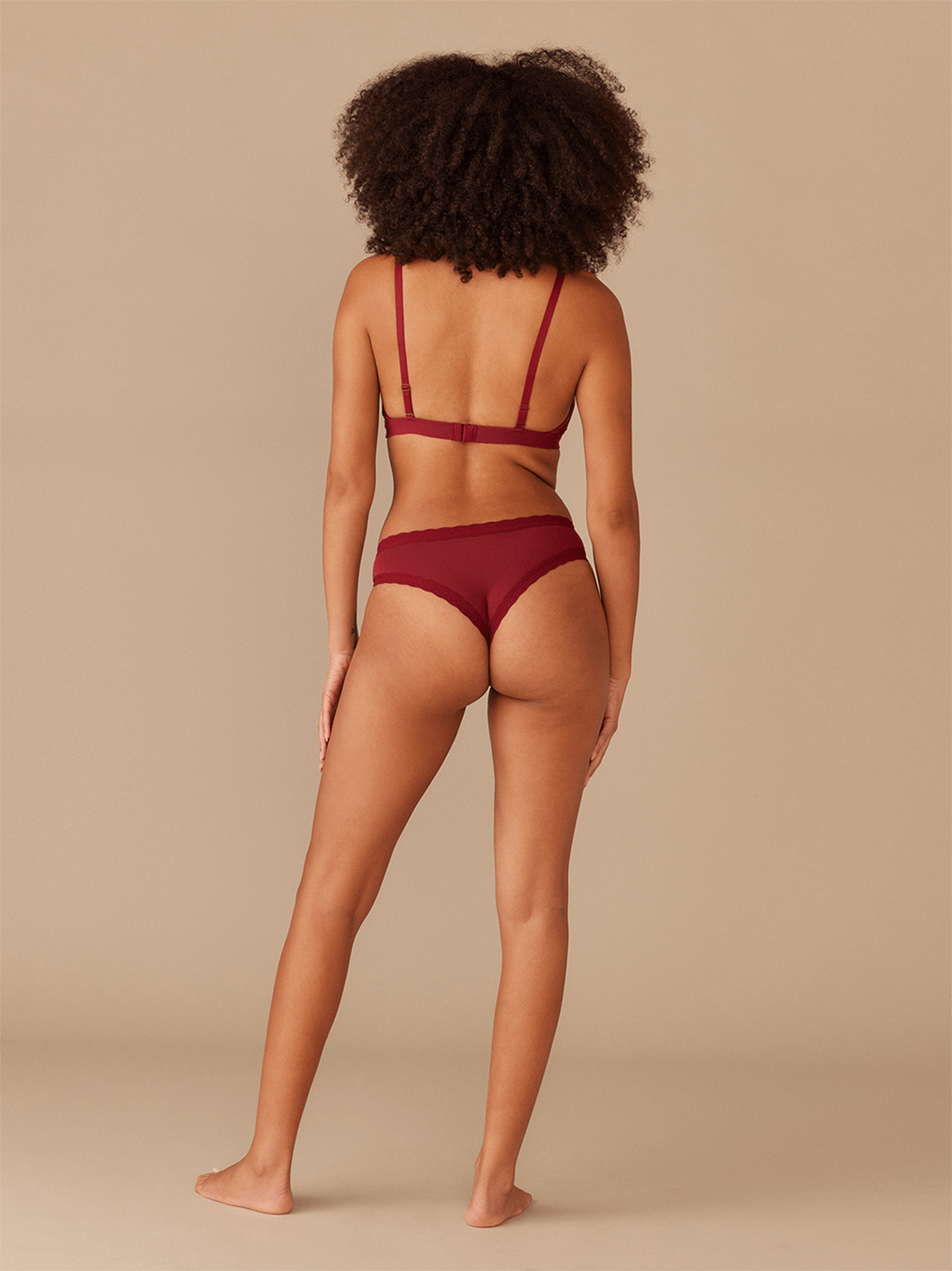 UltraModal™ Lace Triangle Bralette | Cabernet
