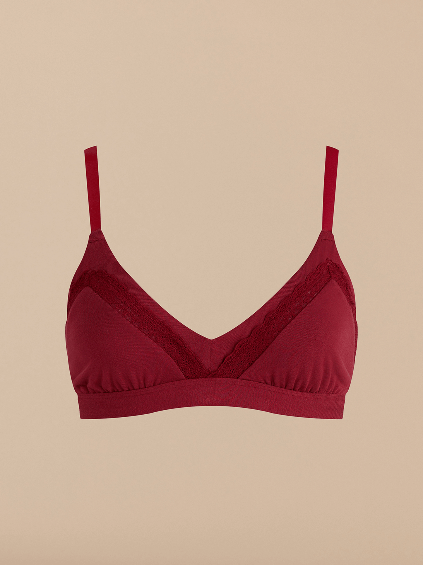 UltraModal™ Lace Triangle Bralette | Cabernet